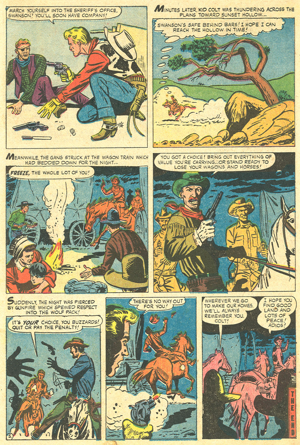 Read online Kid Colt Outlaw comic -  Issue #65 - 7
