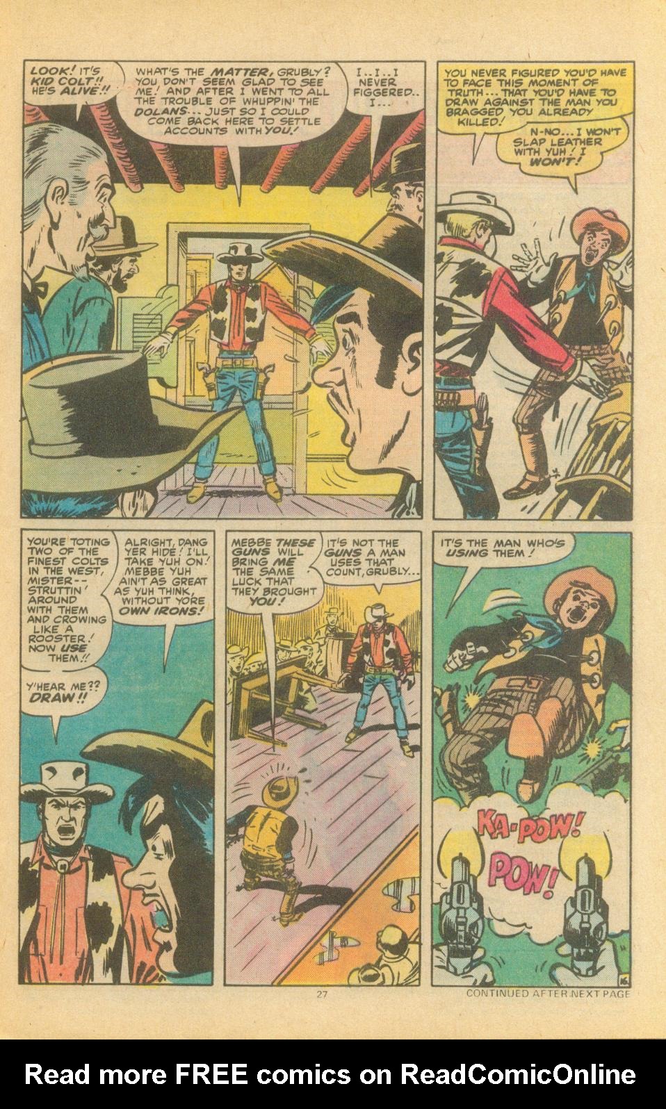 Read online Kid Colt Outlaw comic -  Issue #221 - 30