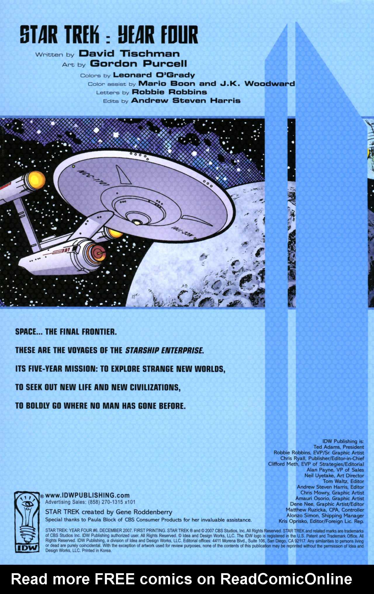 Read online Star Trek: Year Four comic -  Issue #6 - 2