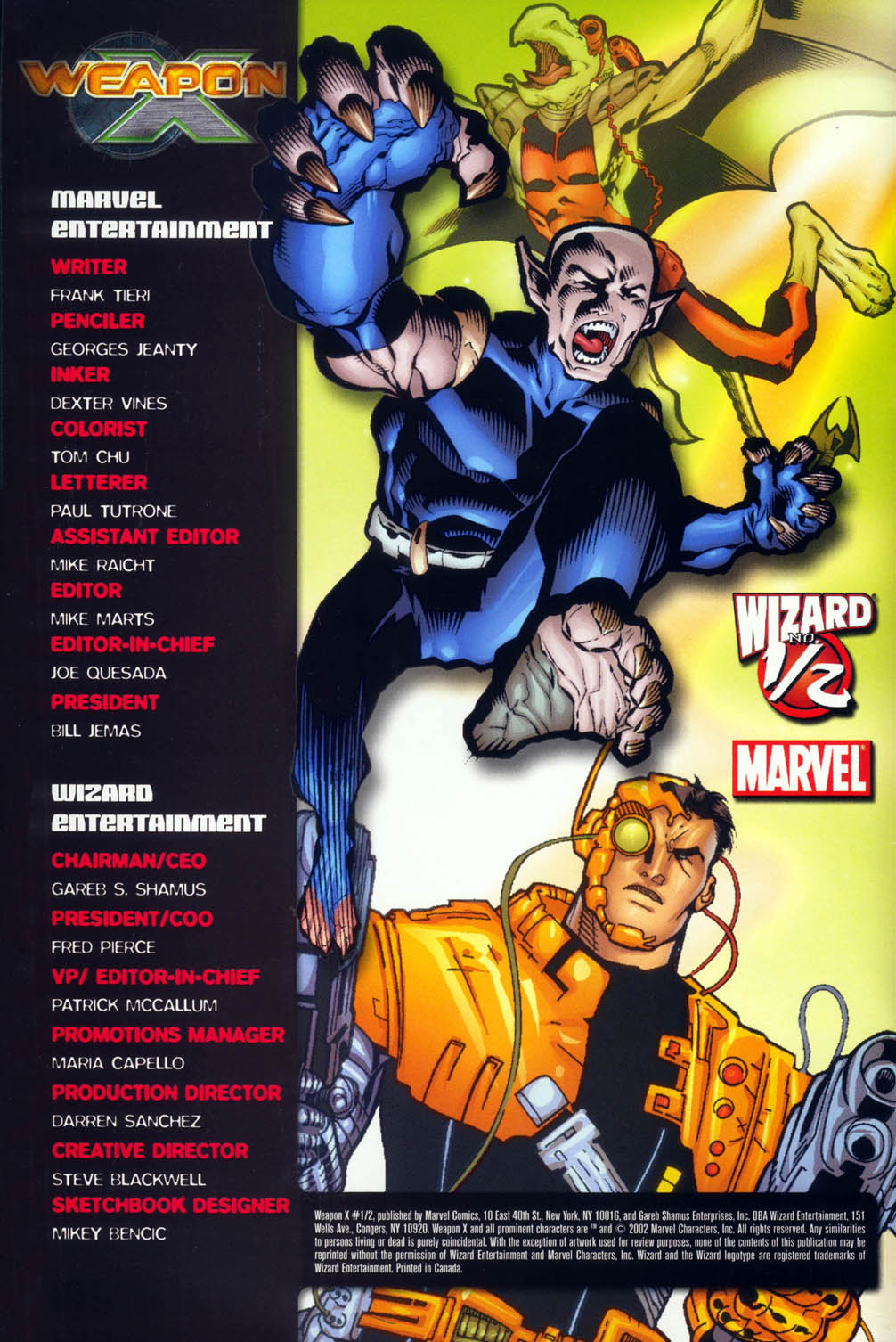 Read online Weapon X (2002) comic -  Issue #0.5 - 2
