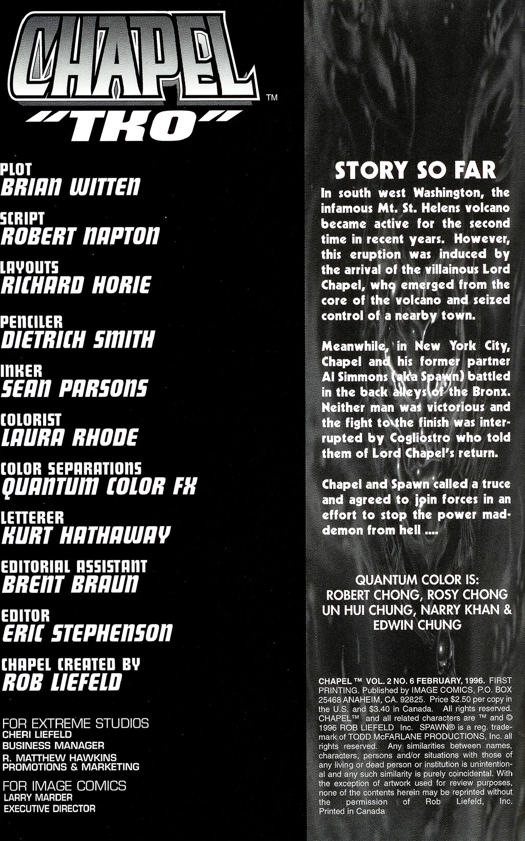 Read online Chapel (vol2) comic -  Issue #6 - 2