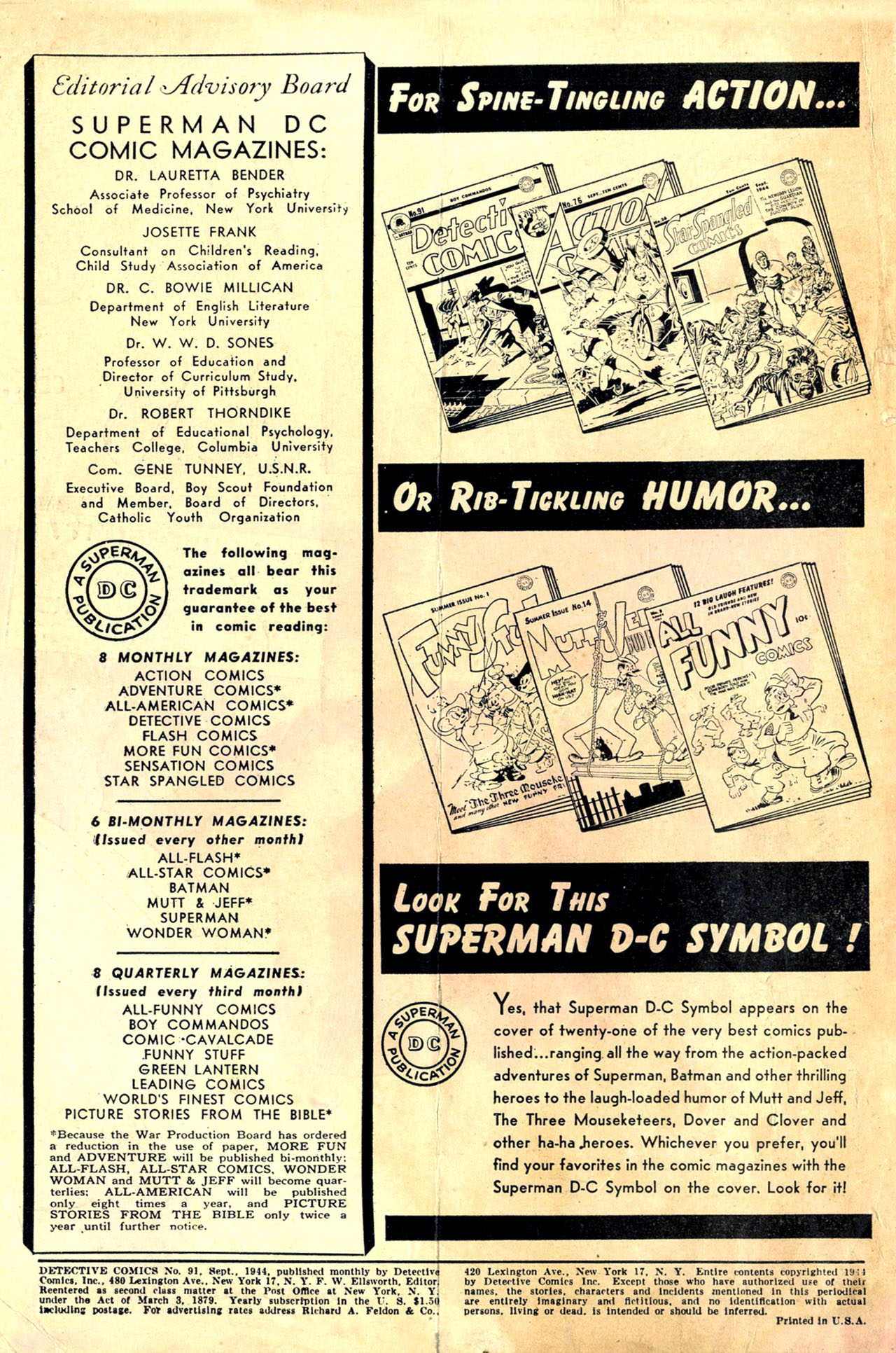 Read online Detective Comics (1937) comic -  Issue #91 - 2