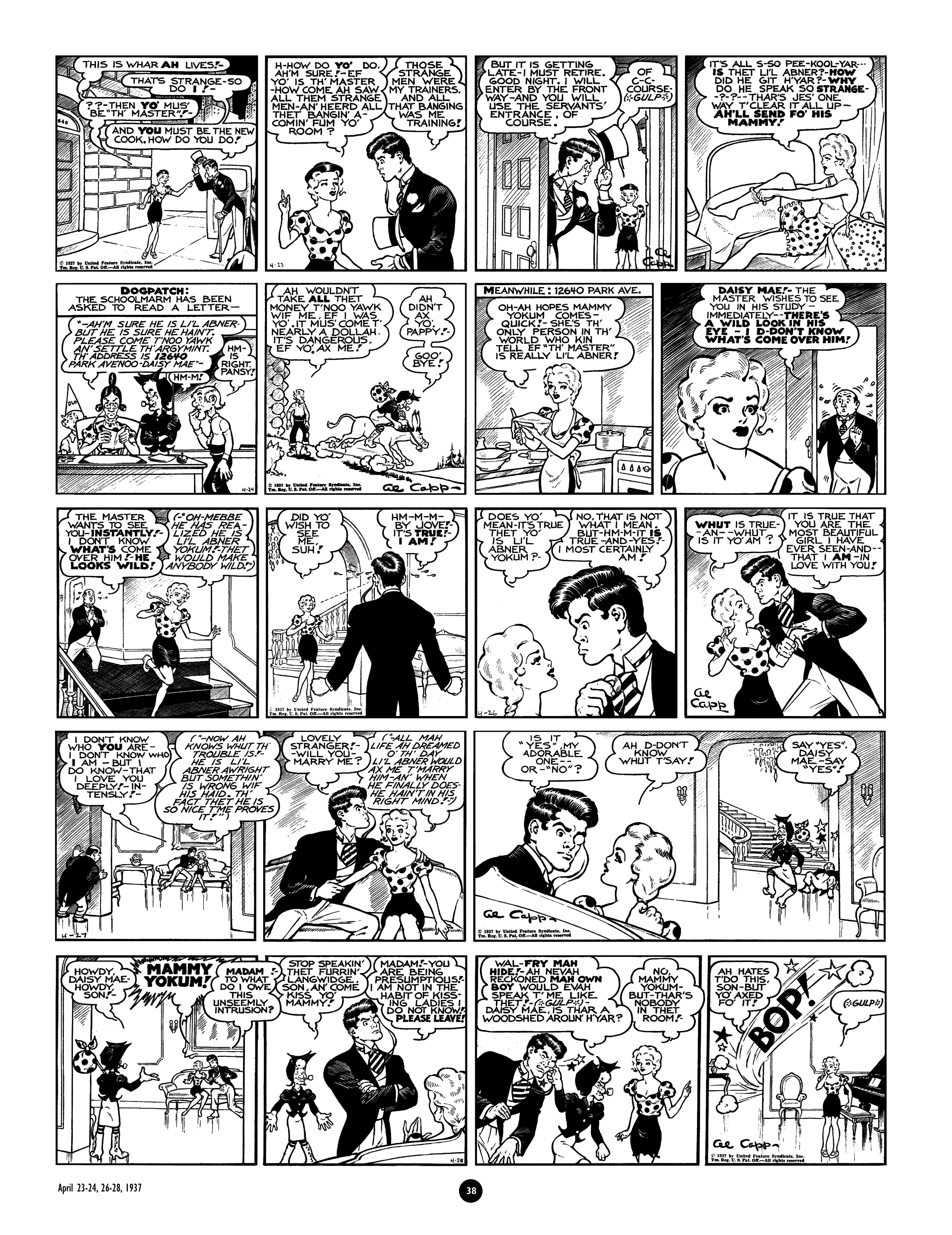 Read online Al Capp's Li'l Abner Complete Daily & Color Sunday Comics comic -  Issue # TPB 2 (Part 1) - 39