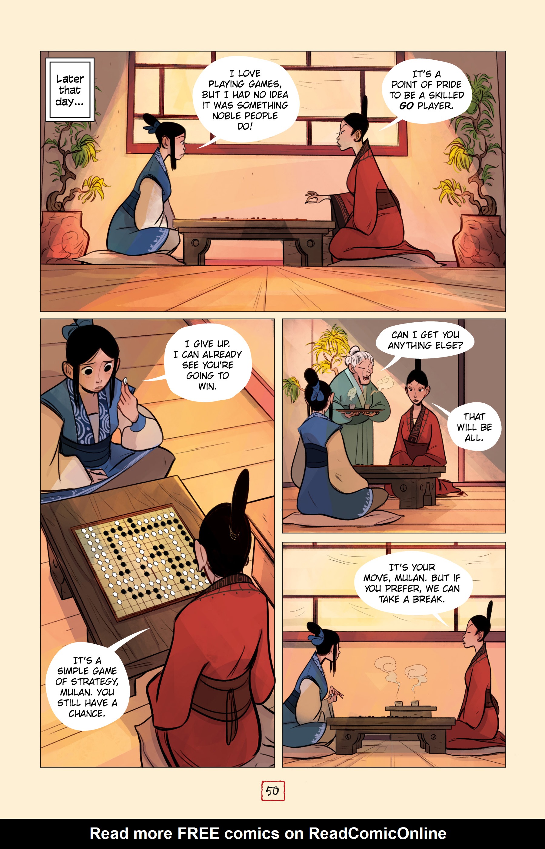 Read online Disney Mulan's Adventure Journal: The Palace of Secrets comic -  Issue # TPB - 51