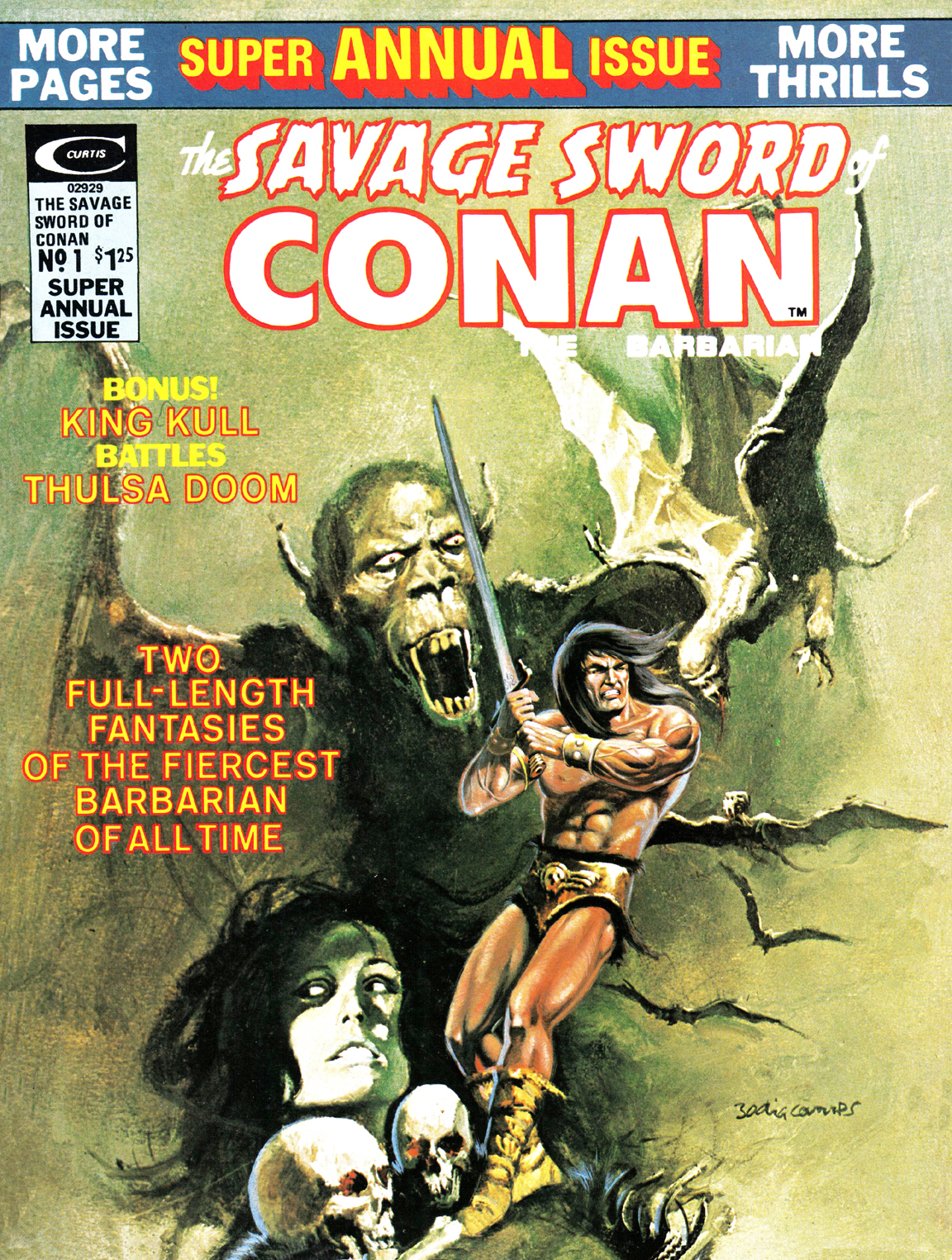 The Savage Sword Of Conan issue Annual 1 - Page 1