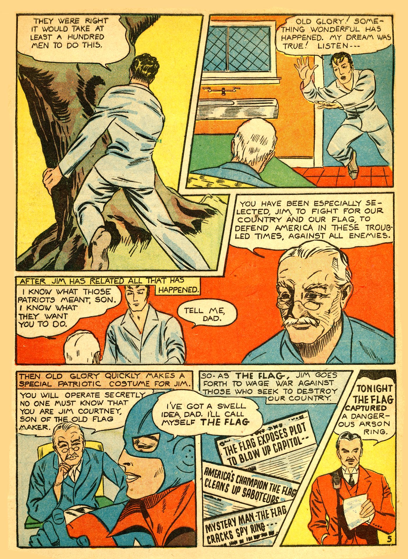 Read online Our Flag Comics comic -  Issue #2 - 6