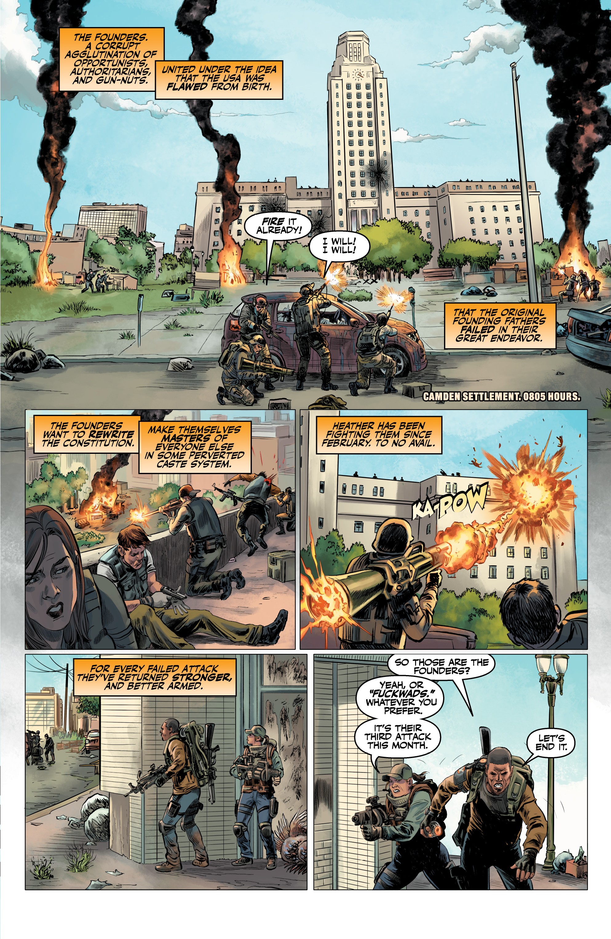 Read online Tom Clancy's The Division: Extremis Malis comic -  Issue #2 - 7