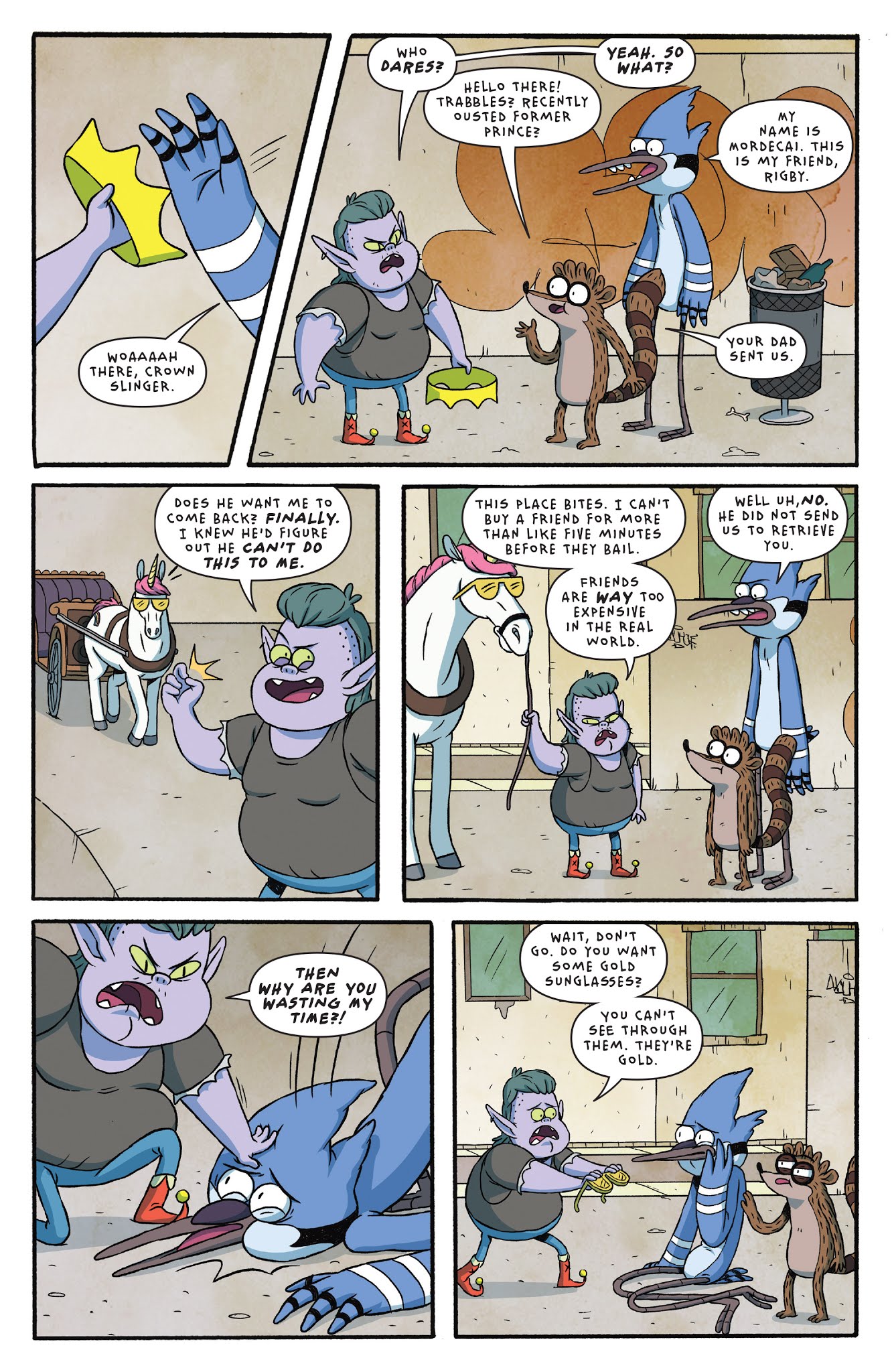 Read online Regular Show: 25 Years Later comic -  Issue #3 - 12