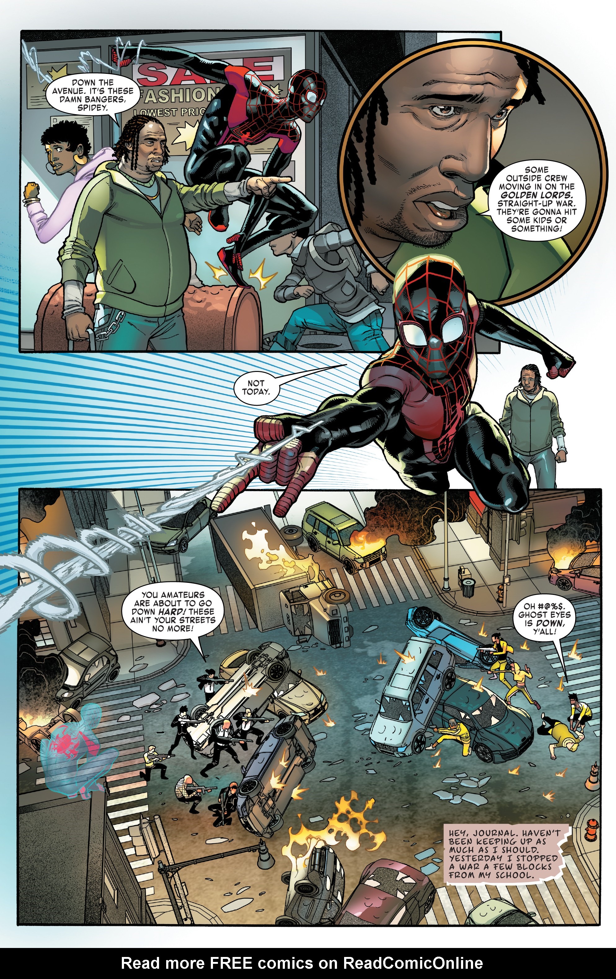 Read online Miles Morales: Spider-Man comic -  Issue #5 - 6