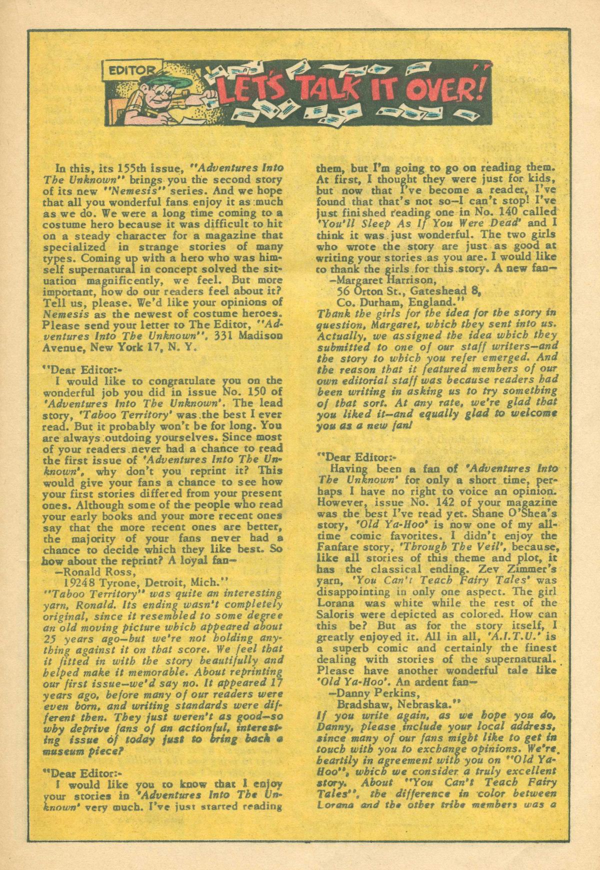 Read online Adventures Into The Unknown comic -  Issue #155 - 21