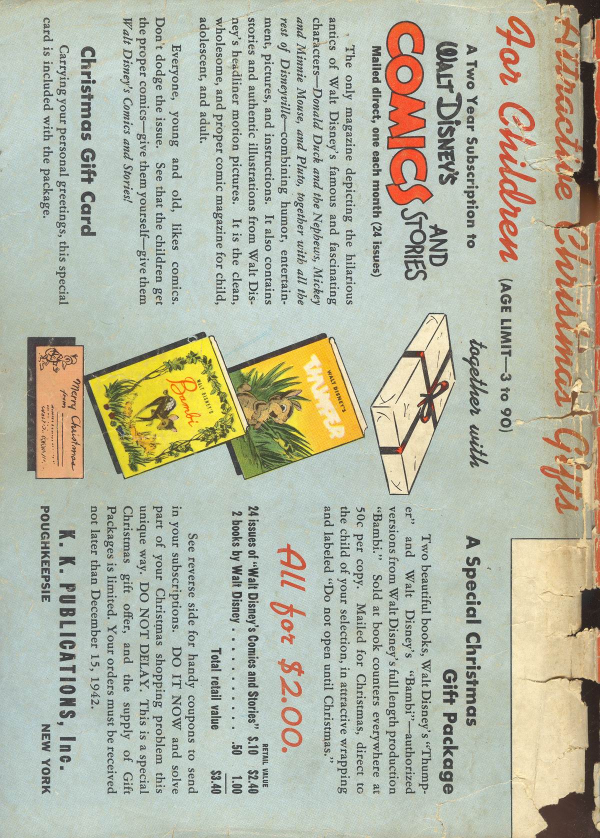 Read online Walt Disney's Comics and Stories comic -  Issue #27 - 68