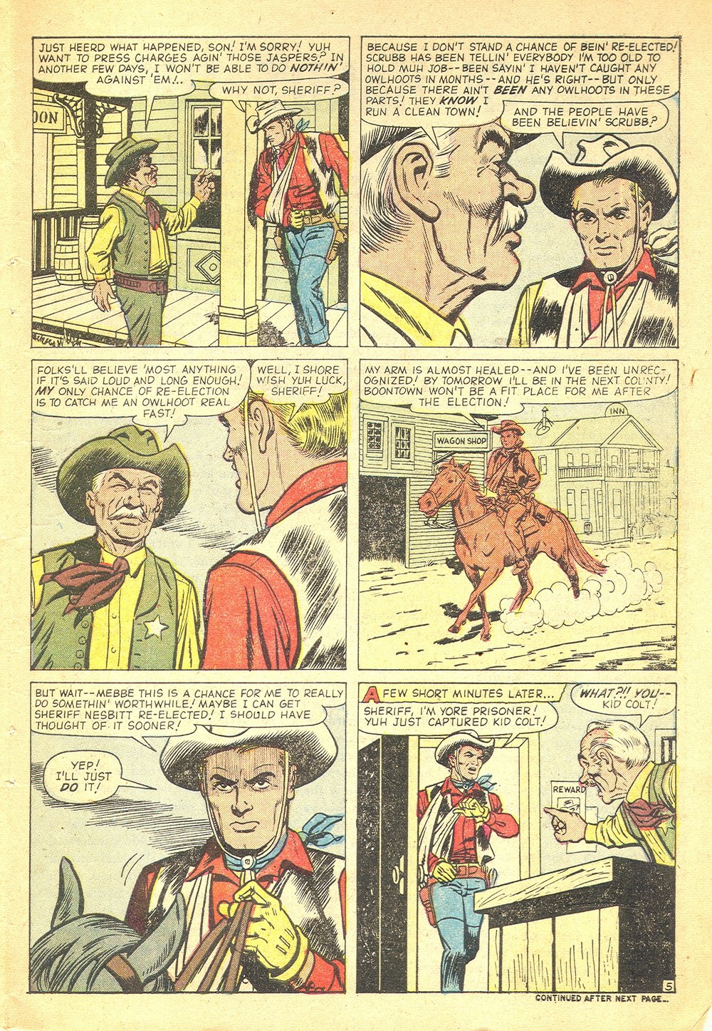 Read online Kid Colt Outlaw comic -  Issue #83 - 7
