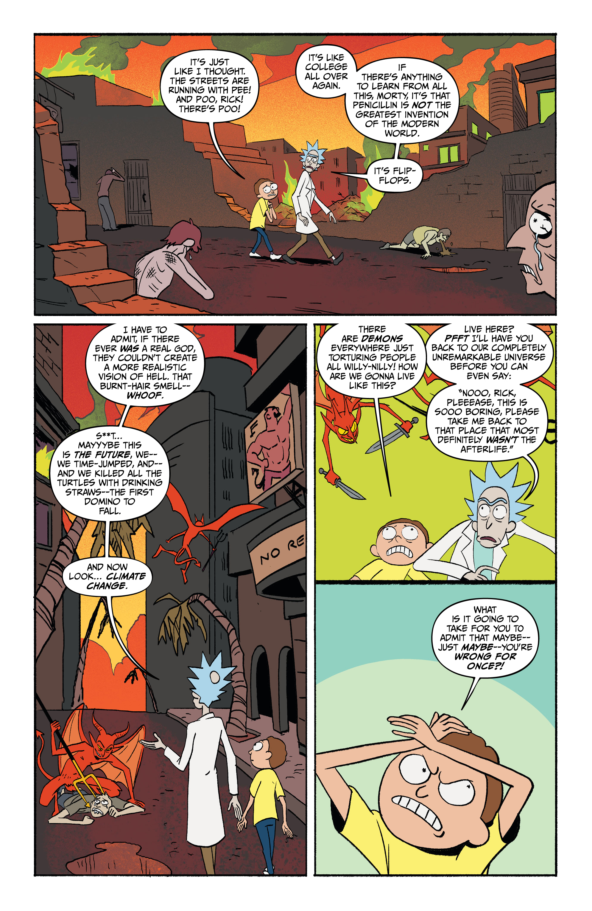Read online Rick and Morty: Go to Hell comic -  Issue #1 - 10