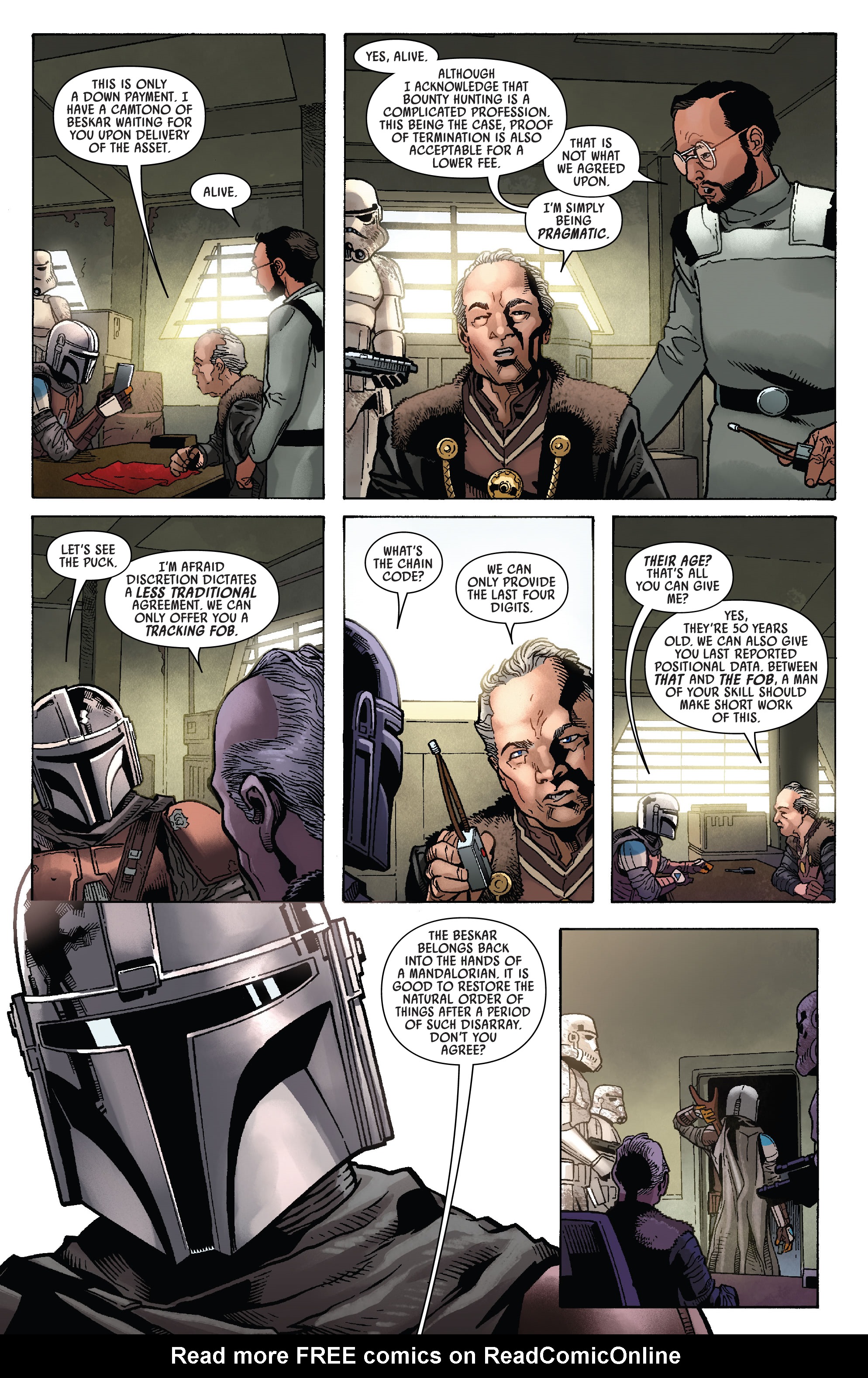 Read online Star Wars: The Mandalorian comic -  Issue #1 - 21