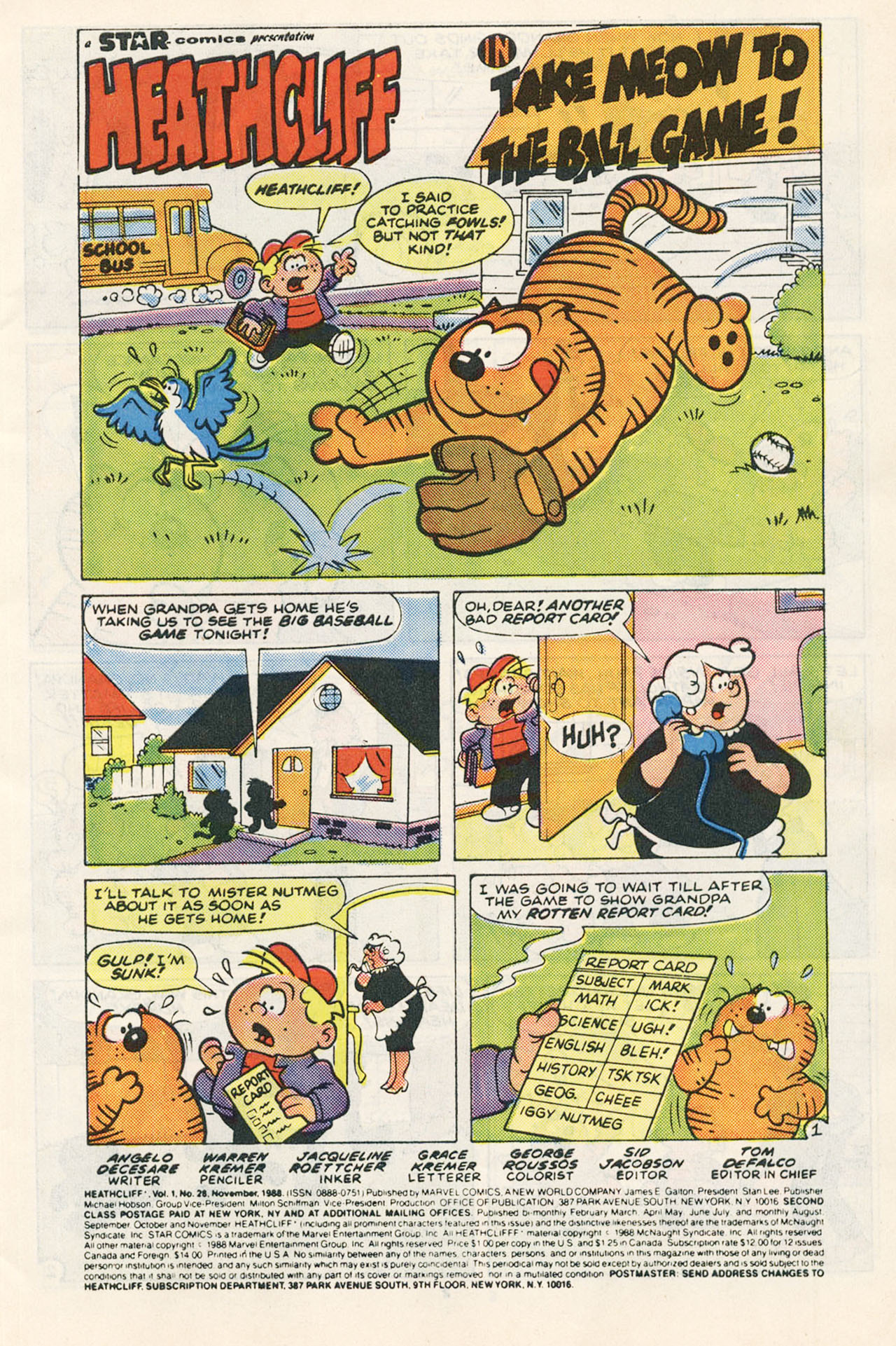 Read online Heathcliff comic -  Issue #28 - 3
