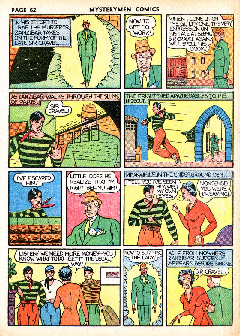 Read online Mystery Men Comics comic -  Issue #4 - 64