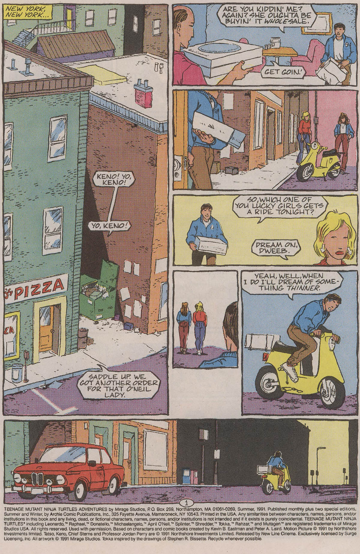 Read online Teenage Mutant Ninja Turtles II: The Secret of the Ooze Official Movie Adaptation comic -  Issue # Full - 2