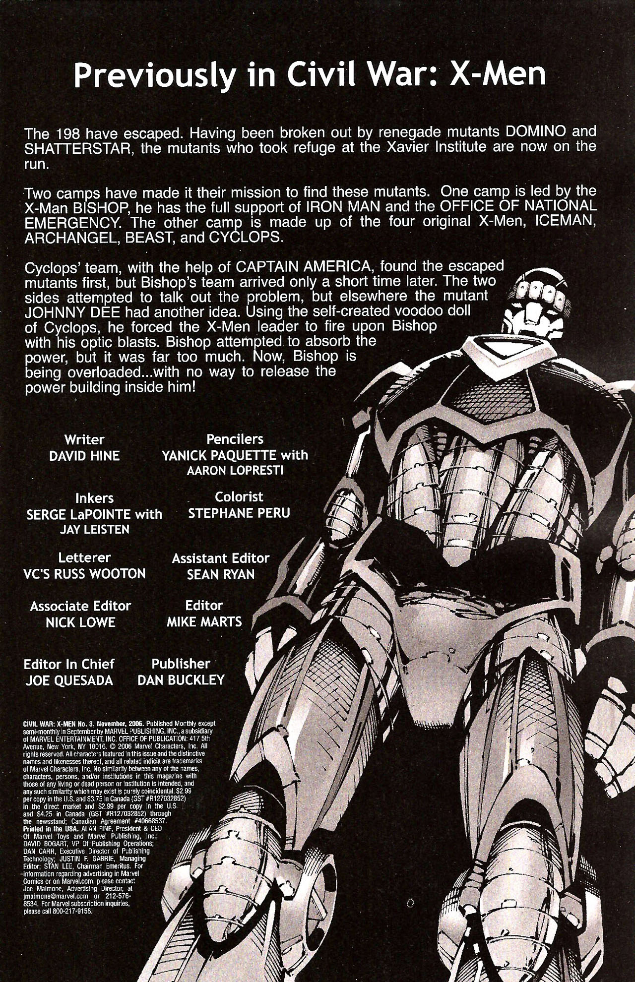 Read online Civil War: X-Men comic -  Issue #3 - 2