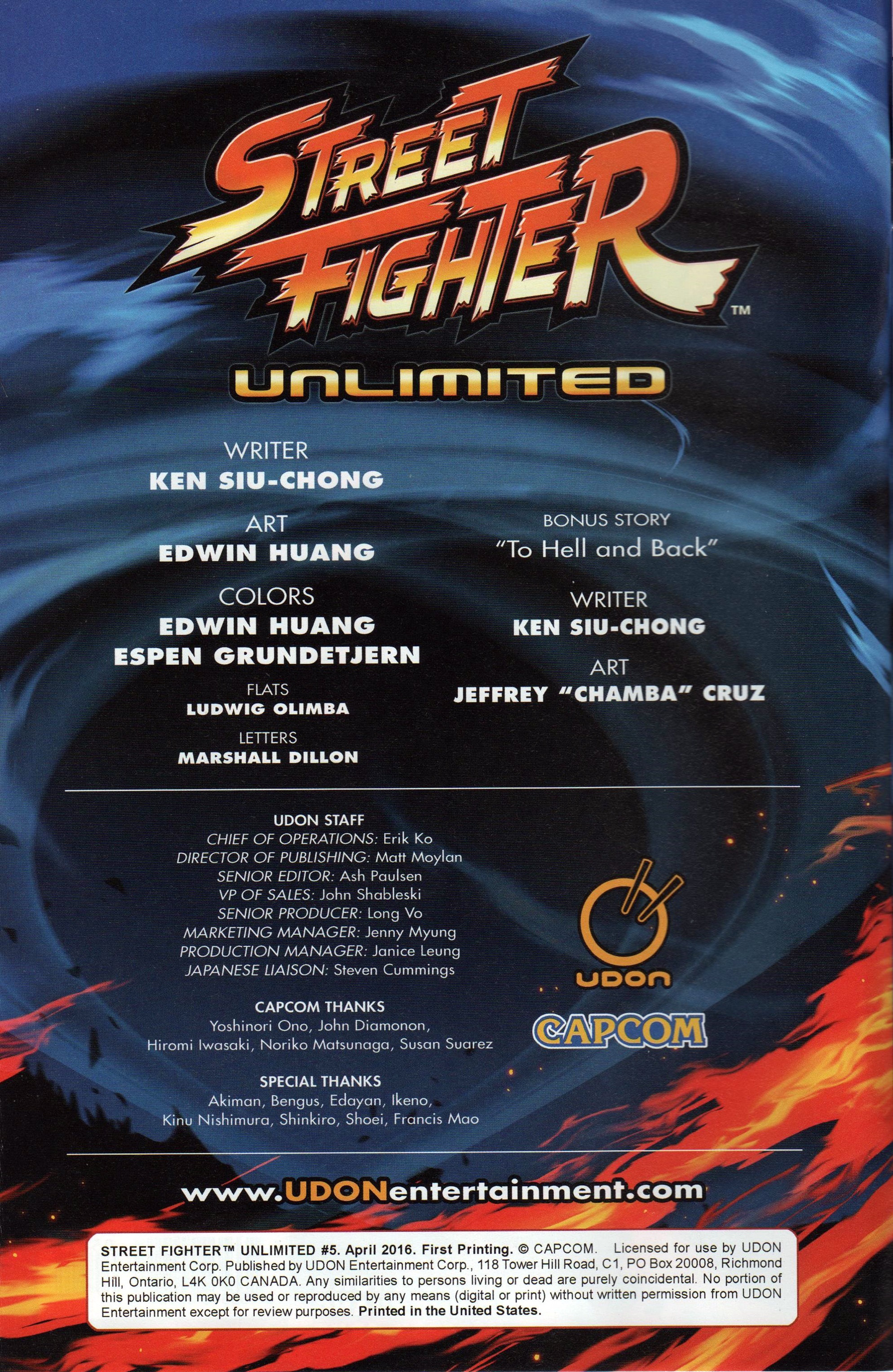 Read online Street Fighter Unlimited comic -  Issue #5 - 2