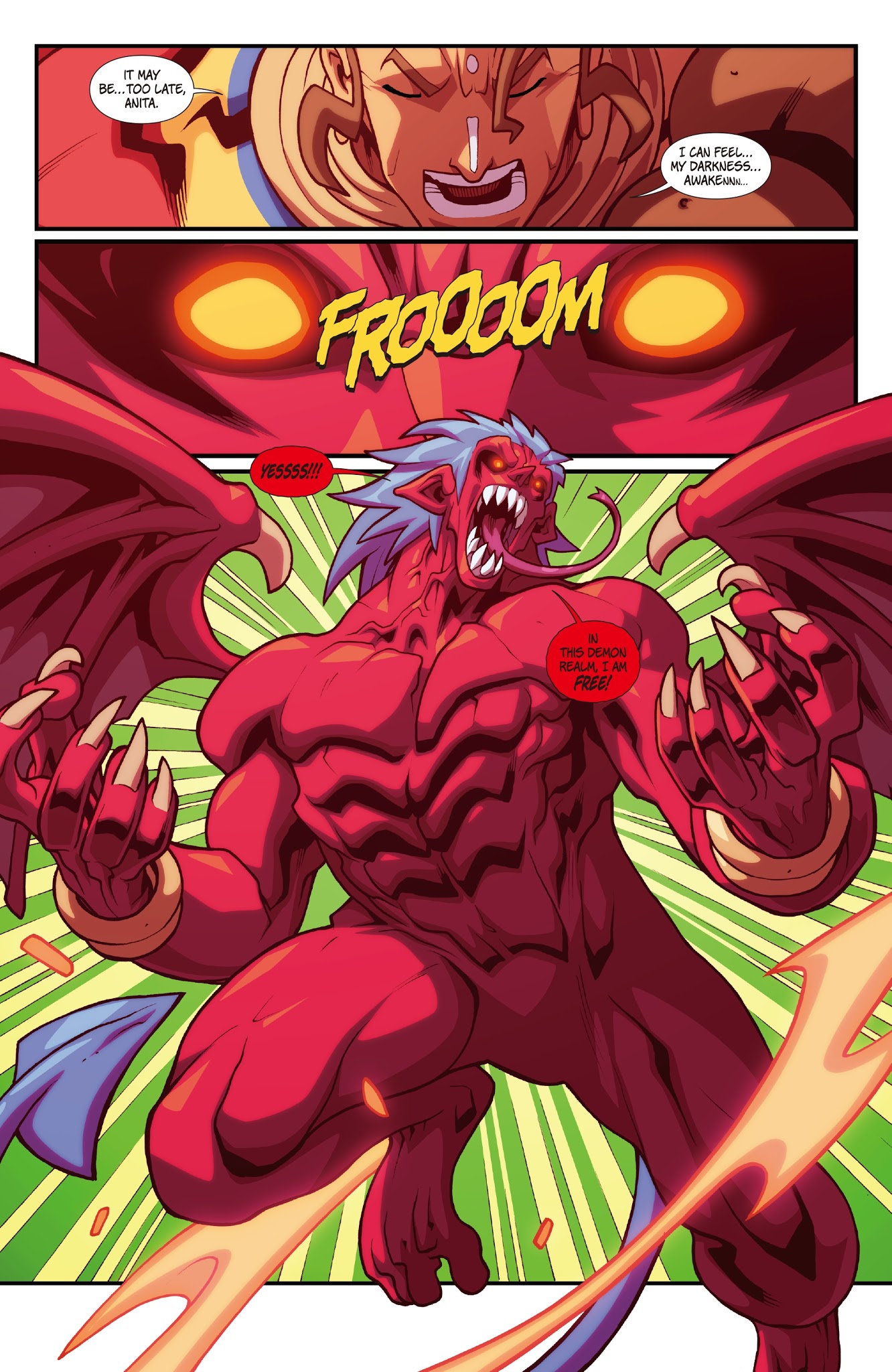 Read online Street Fighter VS Darkstalkers comic -  Issue #6 - 19
