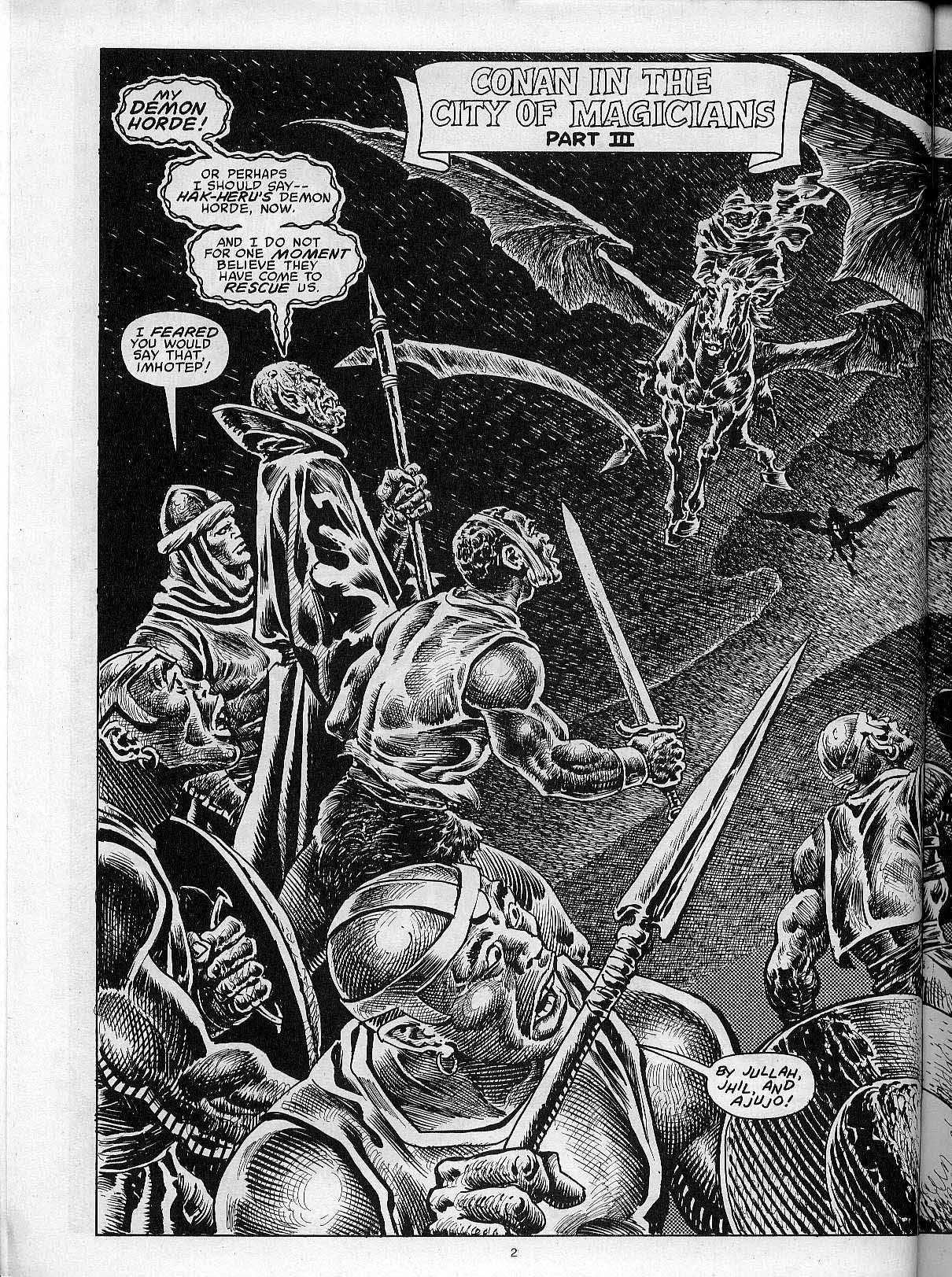 Read online The Savage Sword Of Conan comic -  Issue #204 - 4