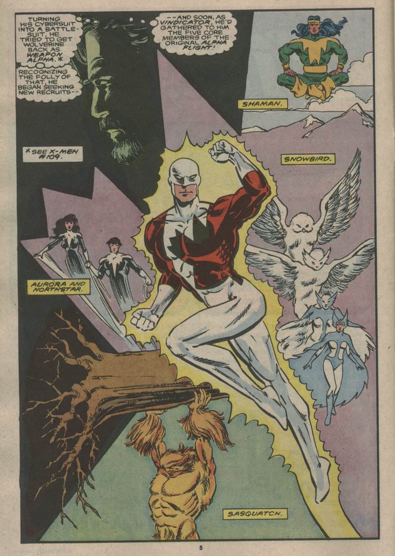 Read online Alpha Flight (1983) comic -  Issue #52 - 6