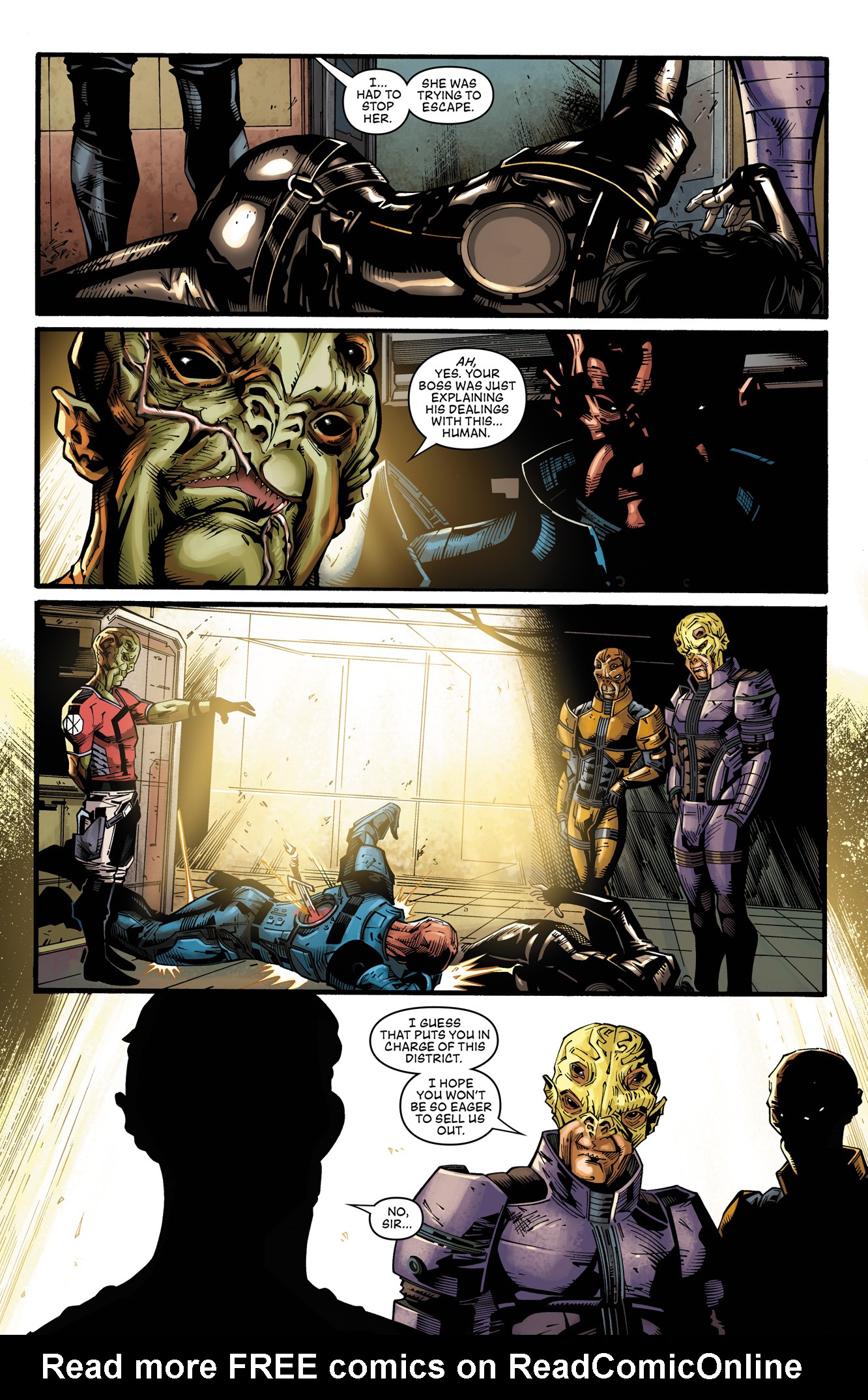 Read online Mass Effect: Foundation comic -  Issue #6 - 7