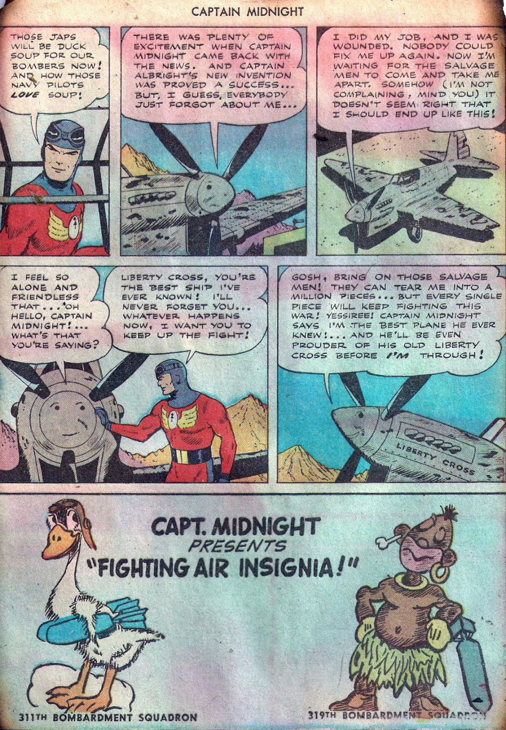 Read online Captain Midnight (1942) comic -  Issue #32 - 34