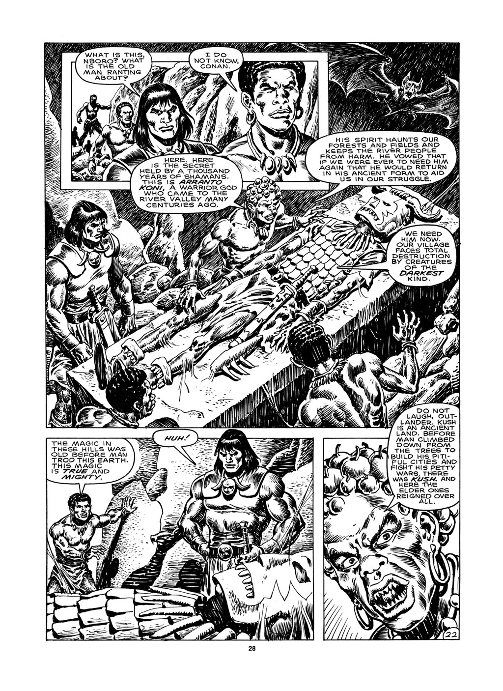 Read online The Savage Sword Of Conan comic -  Issue #150 - 24