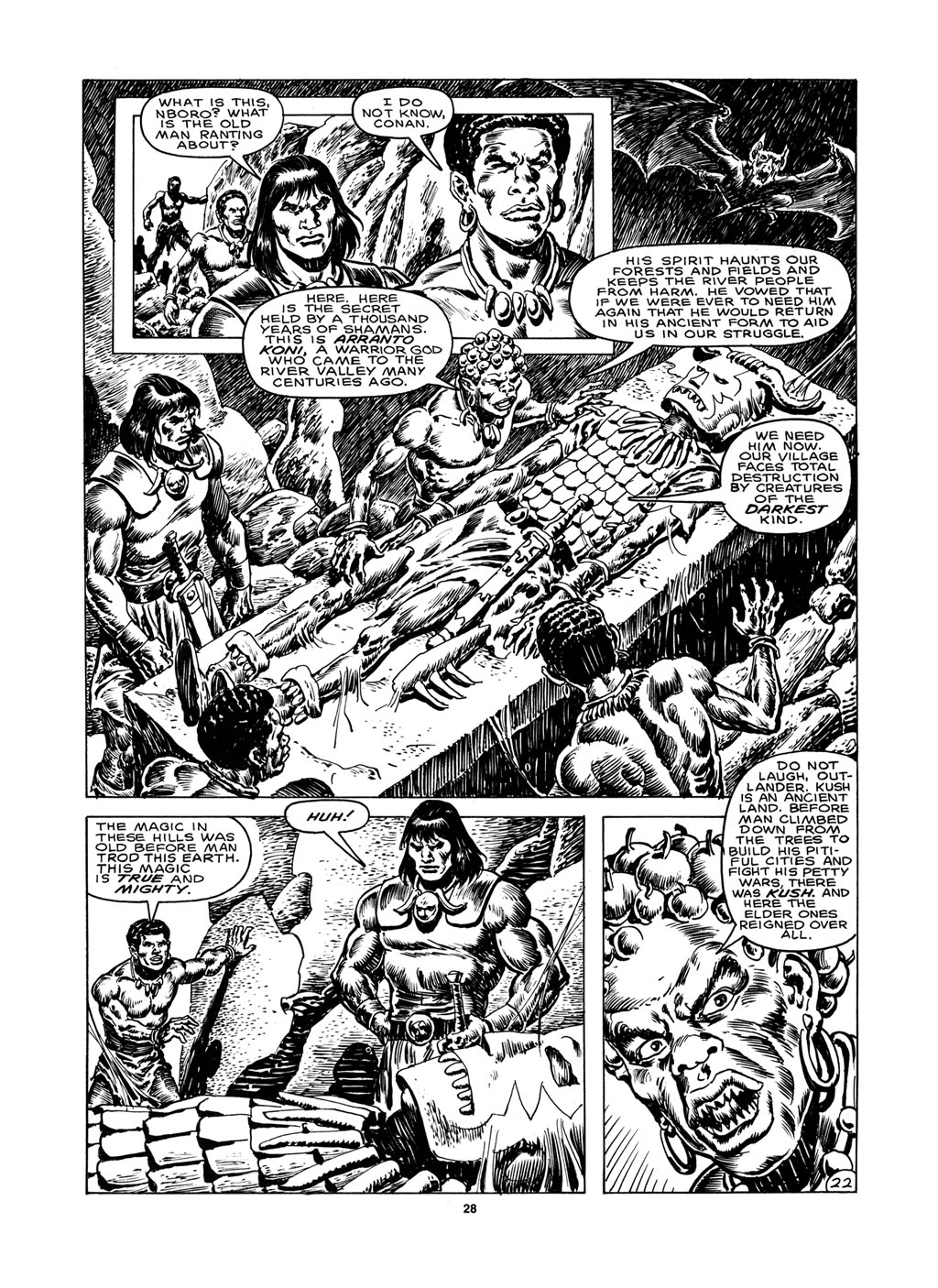 Read online The Savage Sword Of Conan comic -  Issue #150 - 24