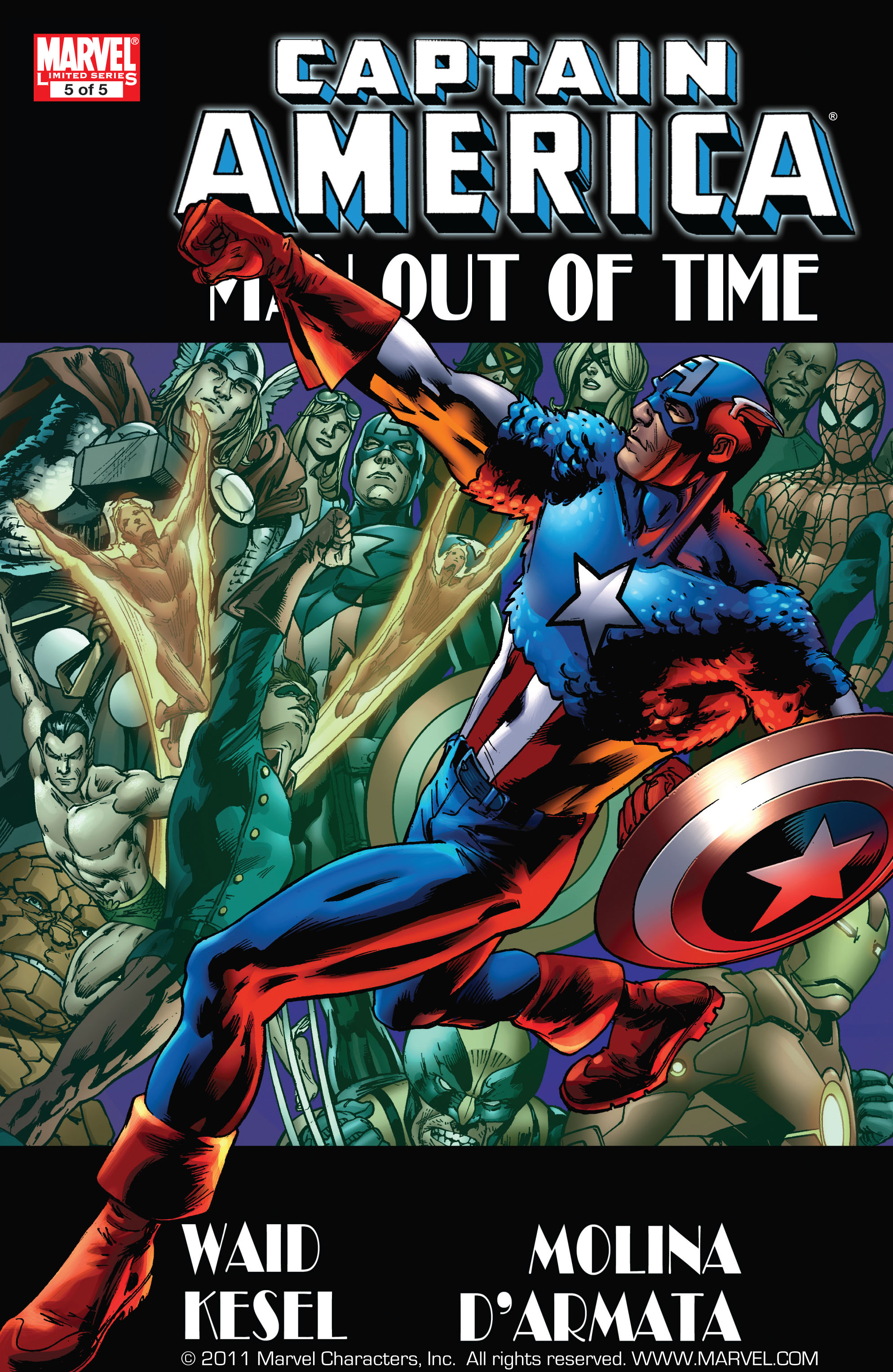 Read online Captain America: Man Out of Time comic -  Issue #5 - 1