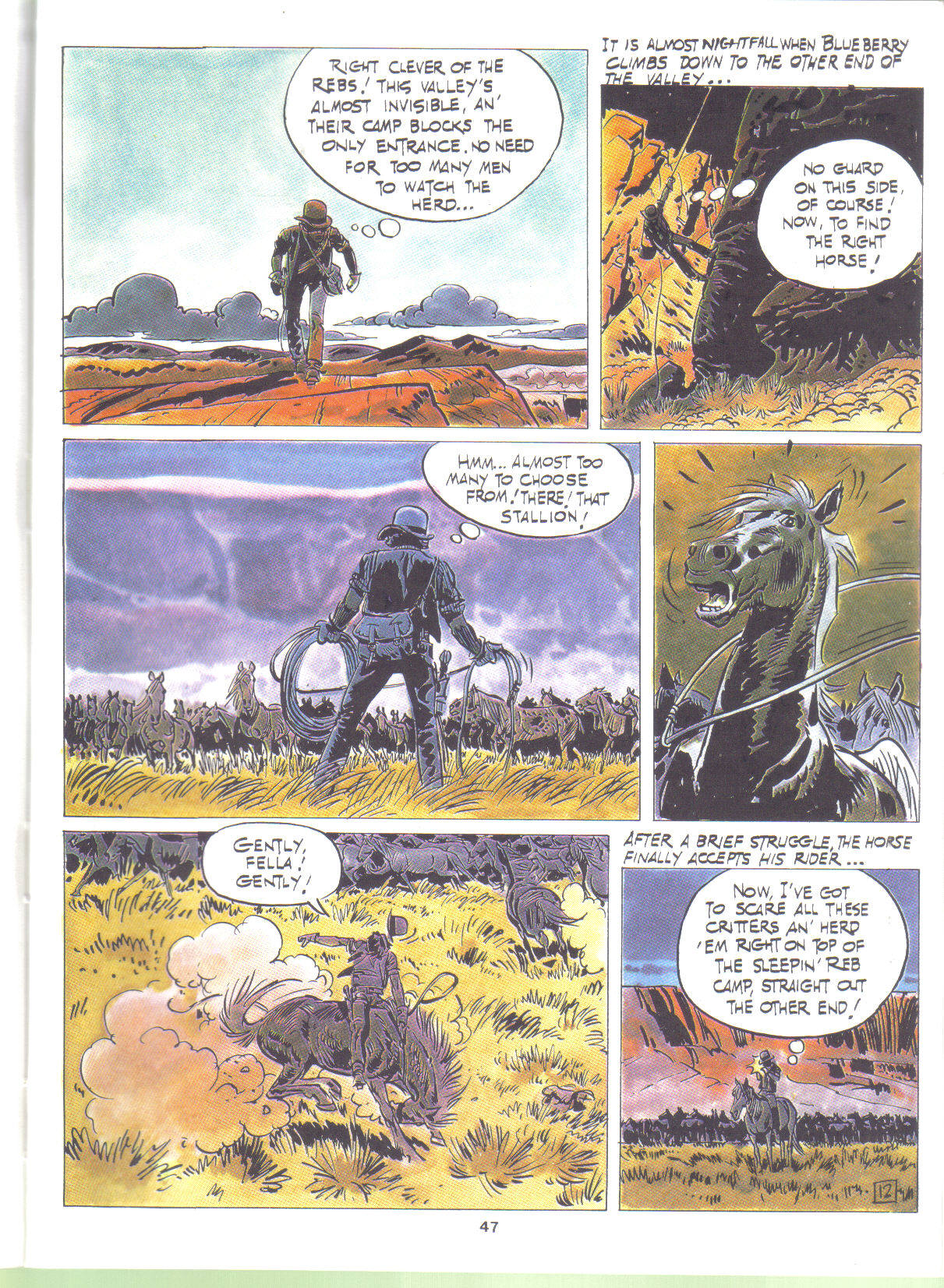 Read online Young Blueberry comic -  Issue # TPB 1 - 47