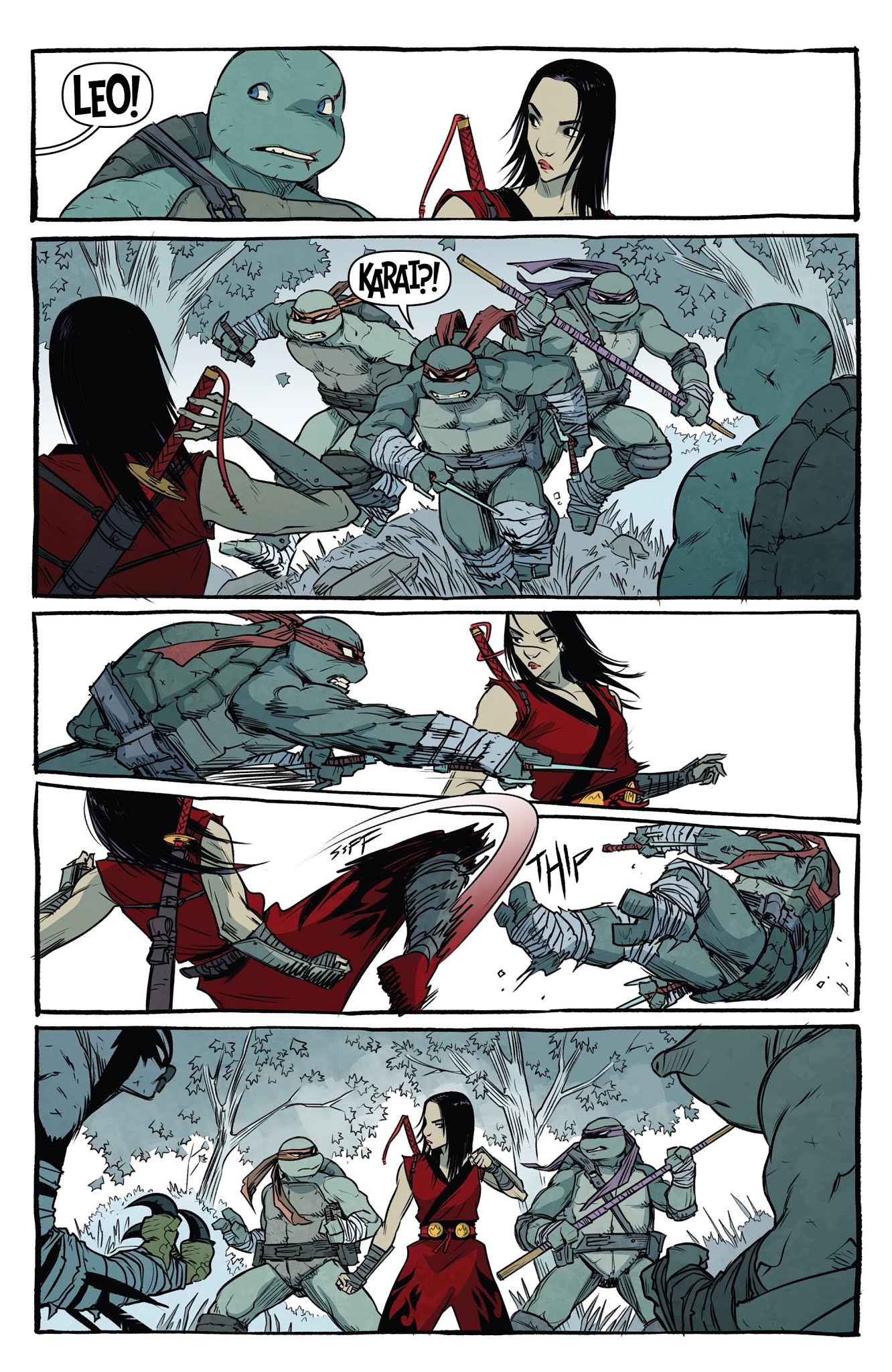 Read online Teenage Mutant Ninja Turtles: Macro-Series comic -  Issue #3 - 29