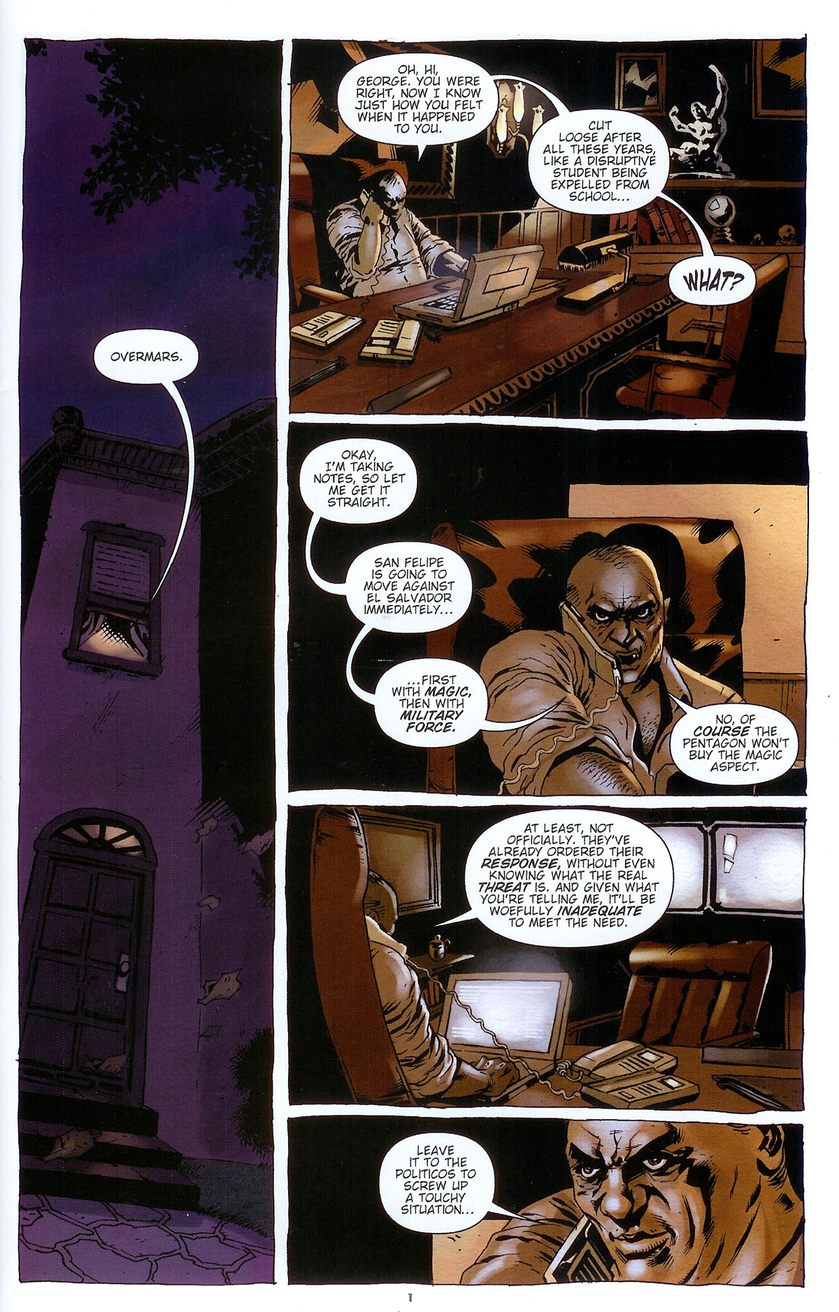 Read online CVO: Covert Vampiric Operations - Rogue State comic -  Issue #4 - 3