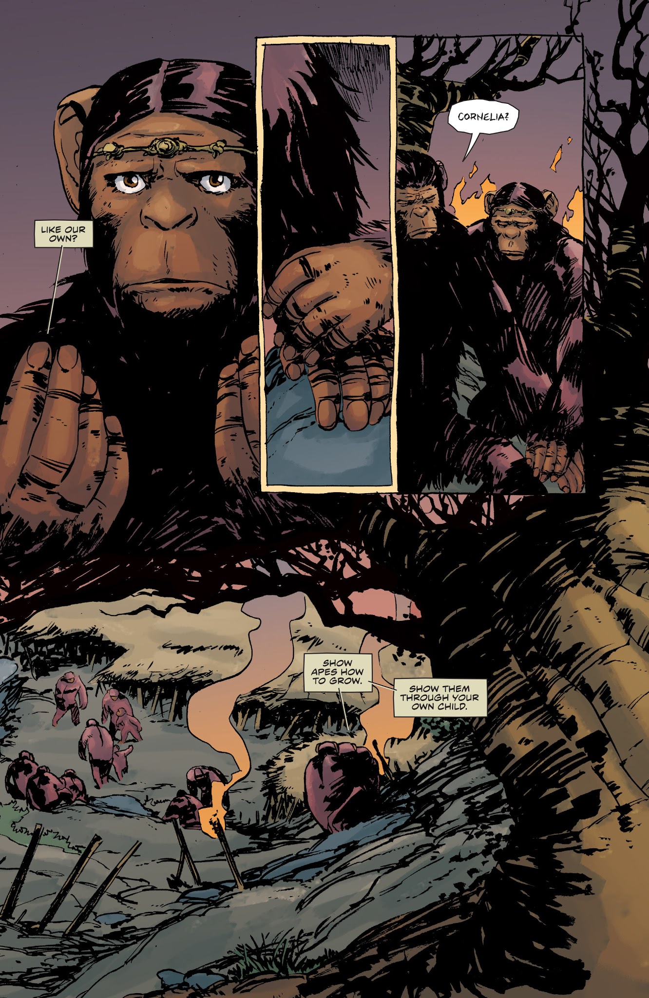 Read online Dawn of the Planet of the Apes comic -  Issue # TPB - 47