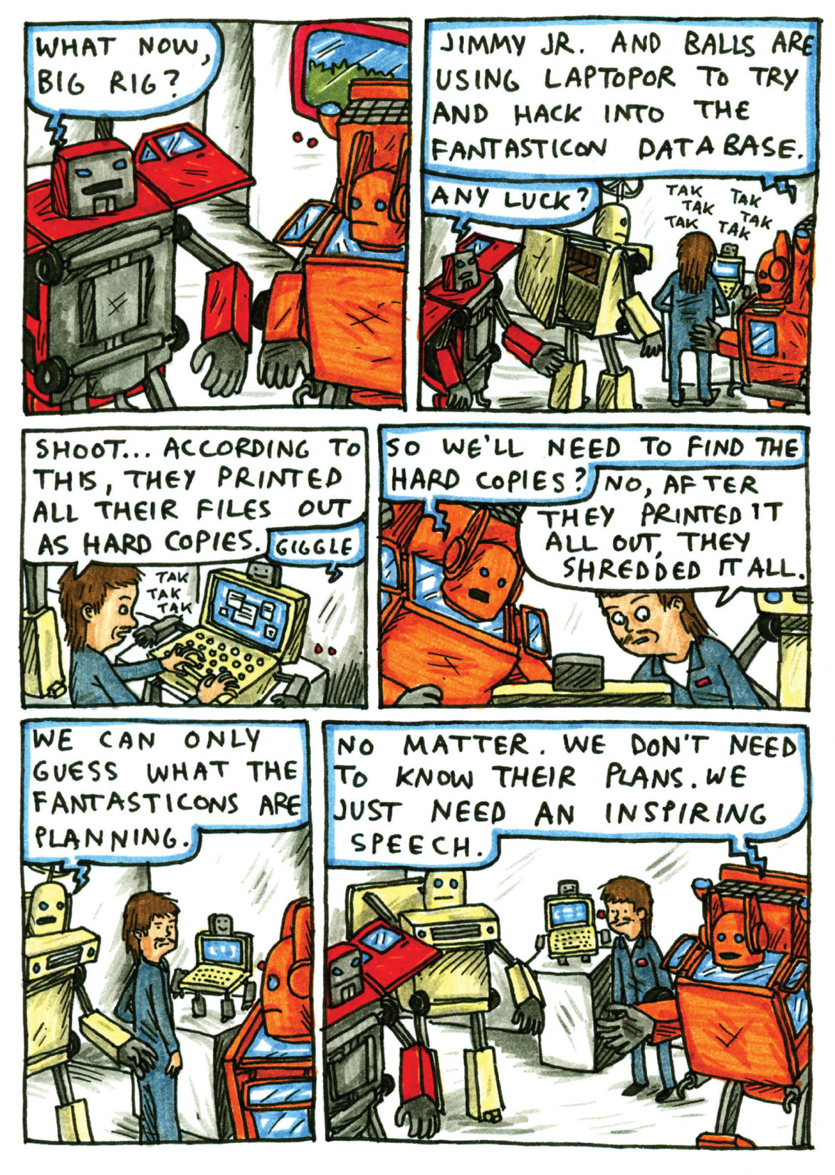 Read online Incredible Change-Bots comic -  Issue # TPB 2 - 118