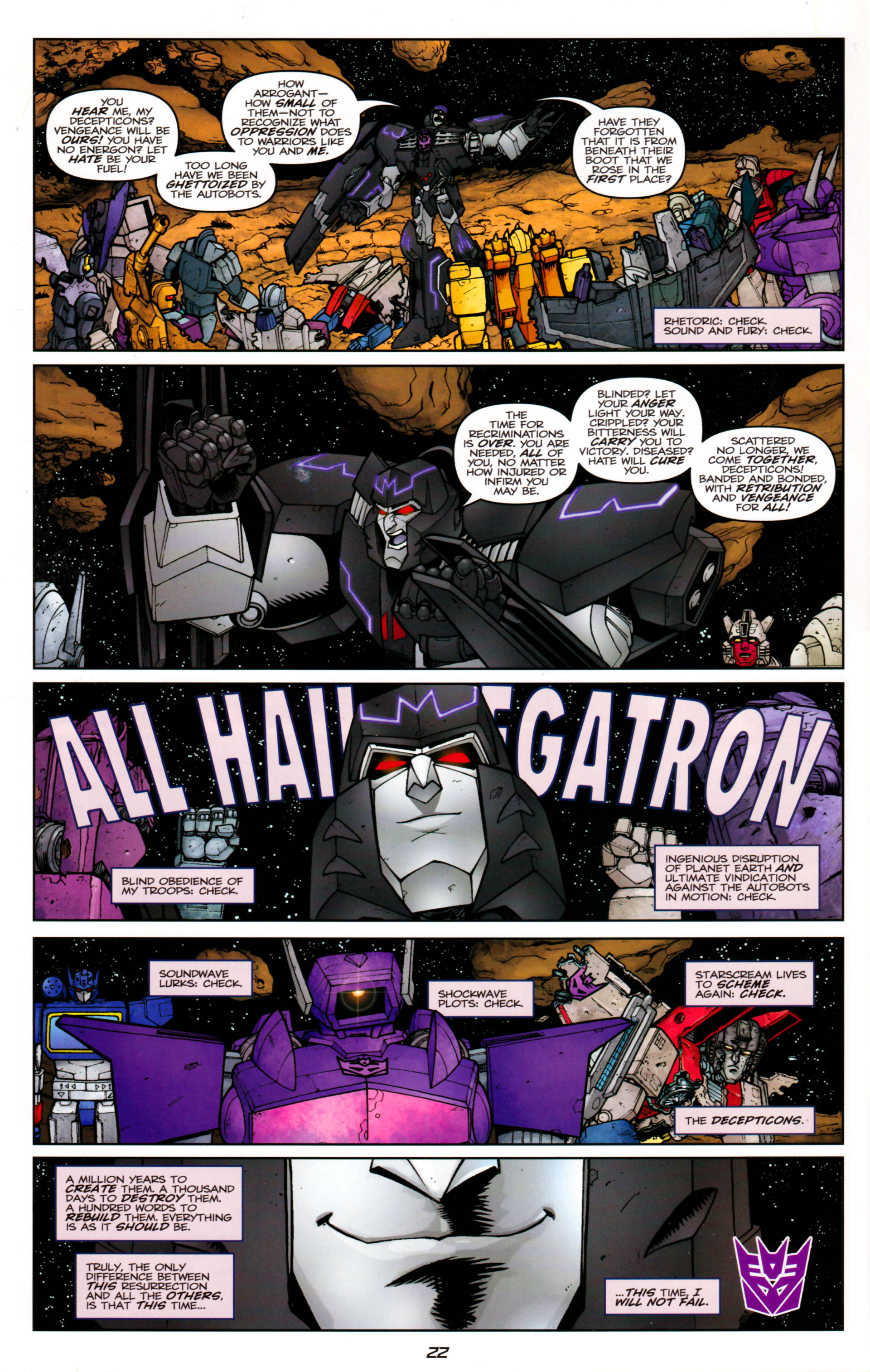 Read online The Transformers Spotlight: Megatron comic -  Issue # Full - 24