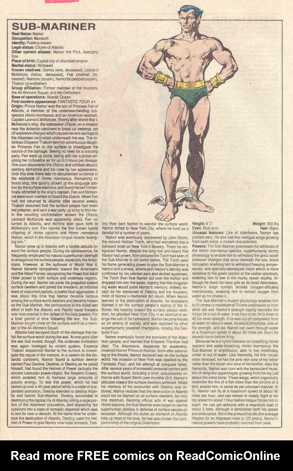 Read online The Official Handbook of the Marvel Universe comic -  Issue #10 - 31
