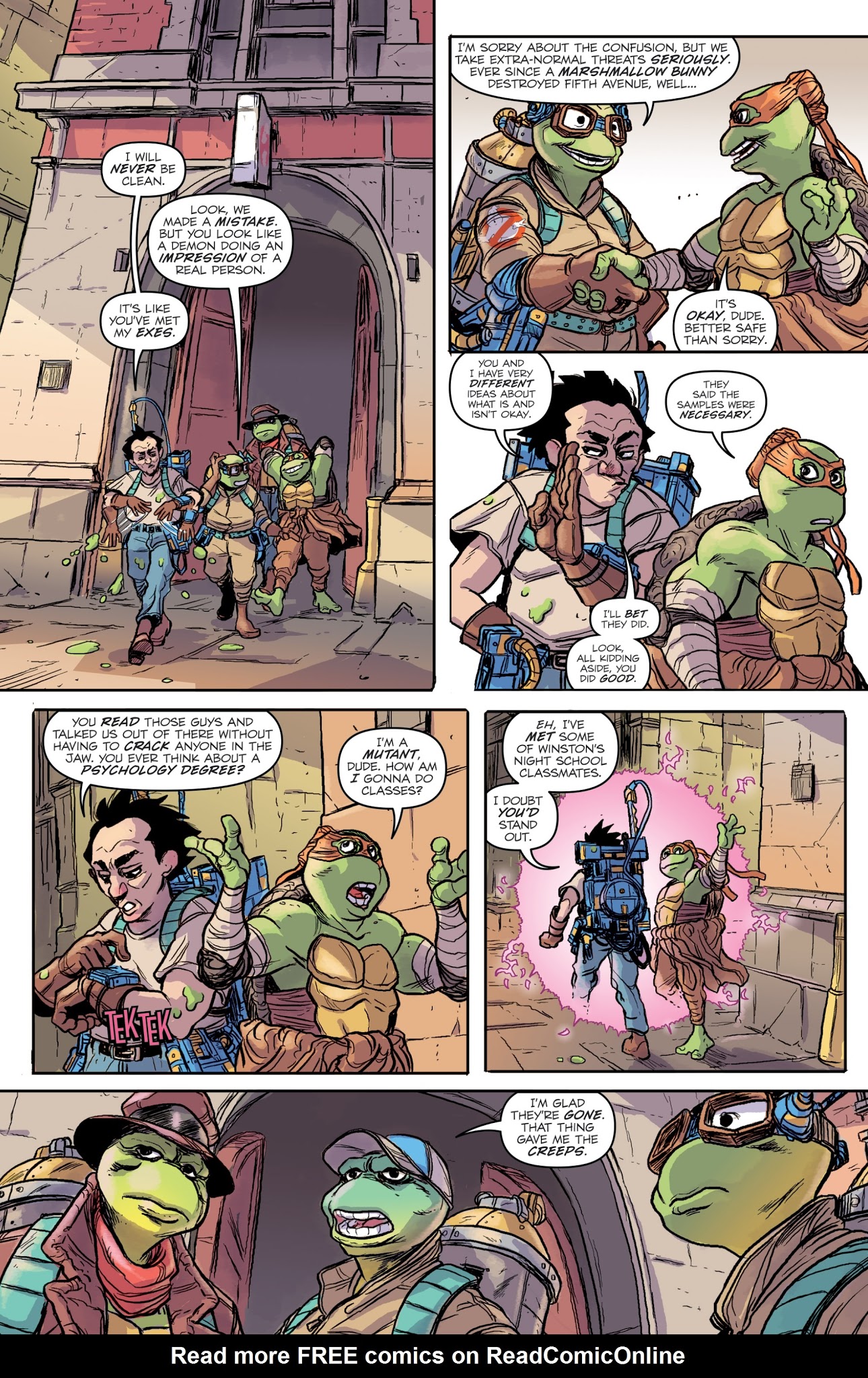 Read online Teenage Mutant Ninja Turtles/Ghostbusters 2 comic -  Issue #4 - 15