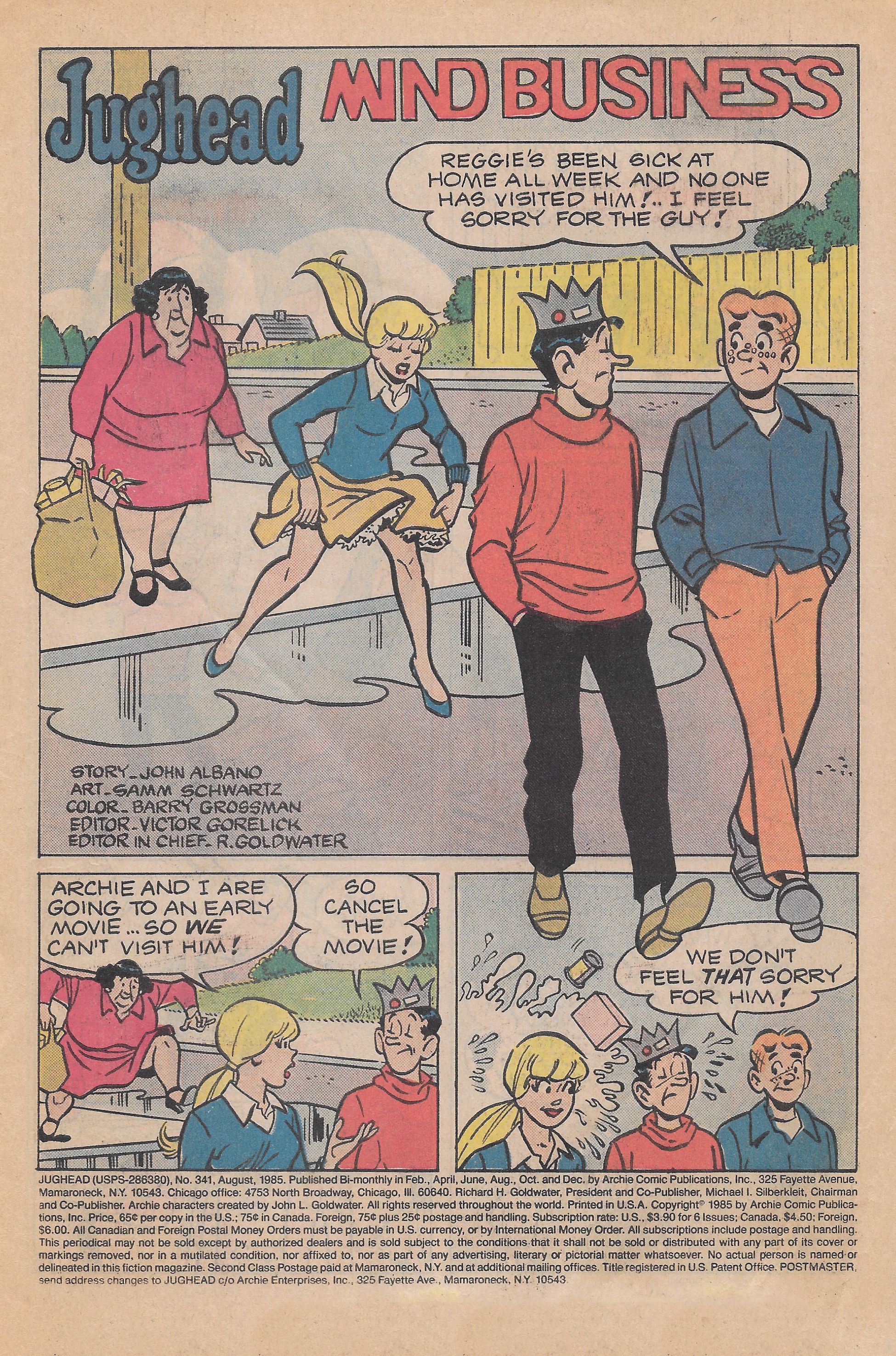 Read online Jughead (1965) comic -  Issue #341 - 3