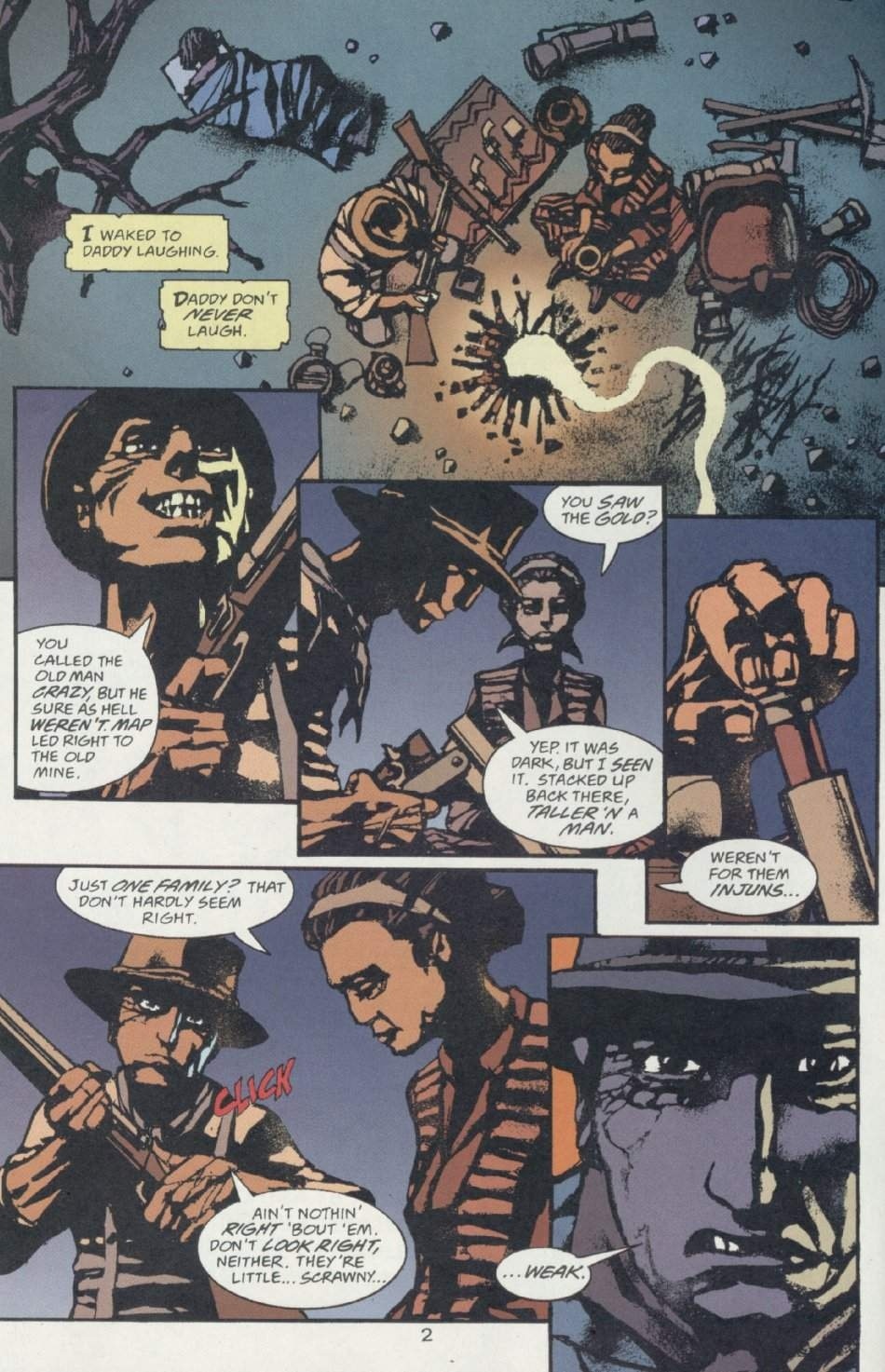 Read online Weird Western Tales (2001) comic -  Issue #3 - 4