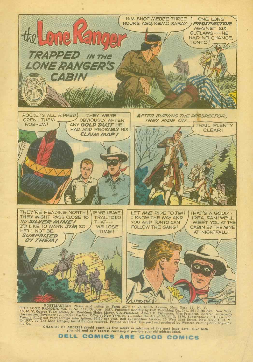 Read online The Lone Ranger (1948) comic -  Issue #112 - 3