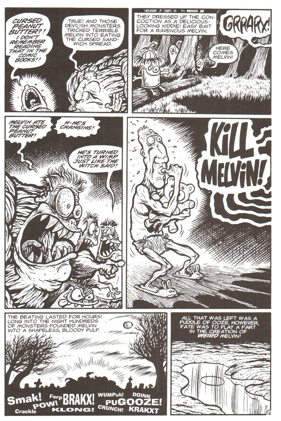 Read online Weird Melvin comic -  Issue #1 - 14