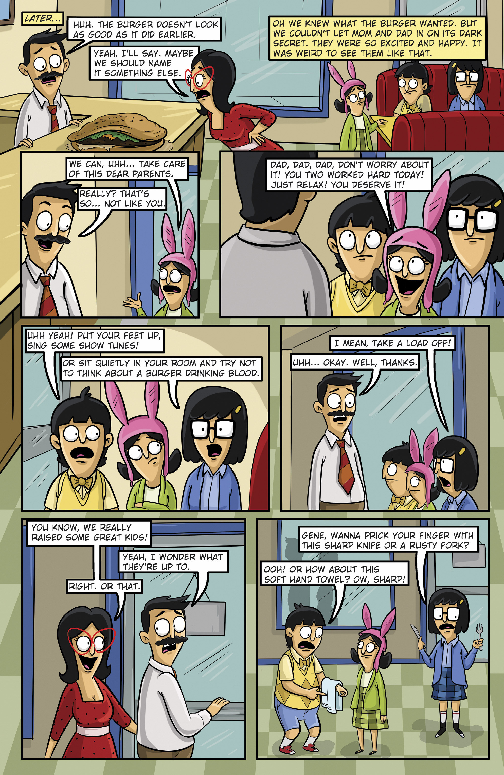 Read online Bob's Burgers (2015) comic -  Issue #16 - 13