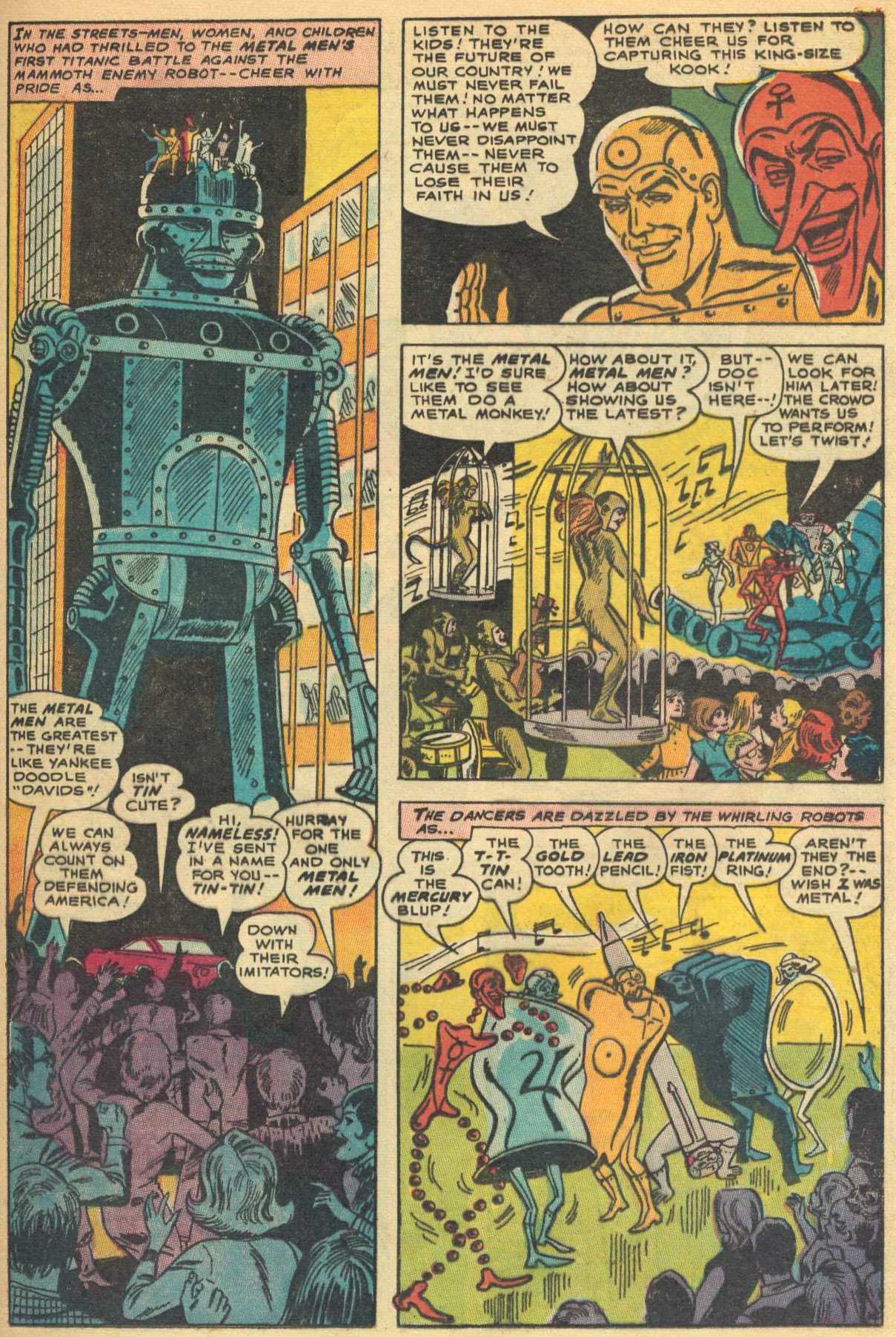 Read online Metal Men (1963) comic -  Issue #20 - 21
