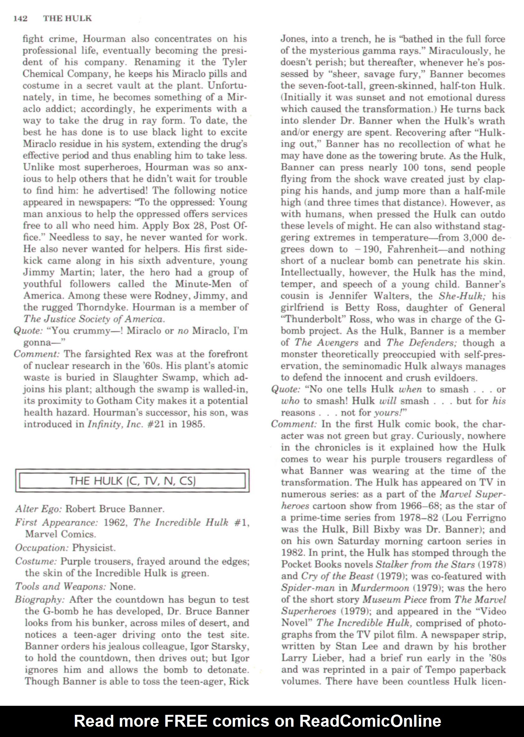 Read online The Encyclopedia of Superheroes comic -  Issue # TPB (Part 2) - 61