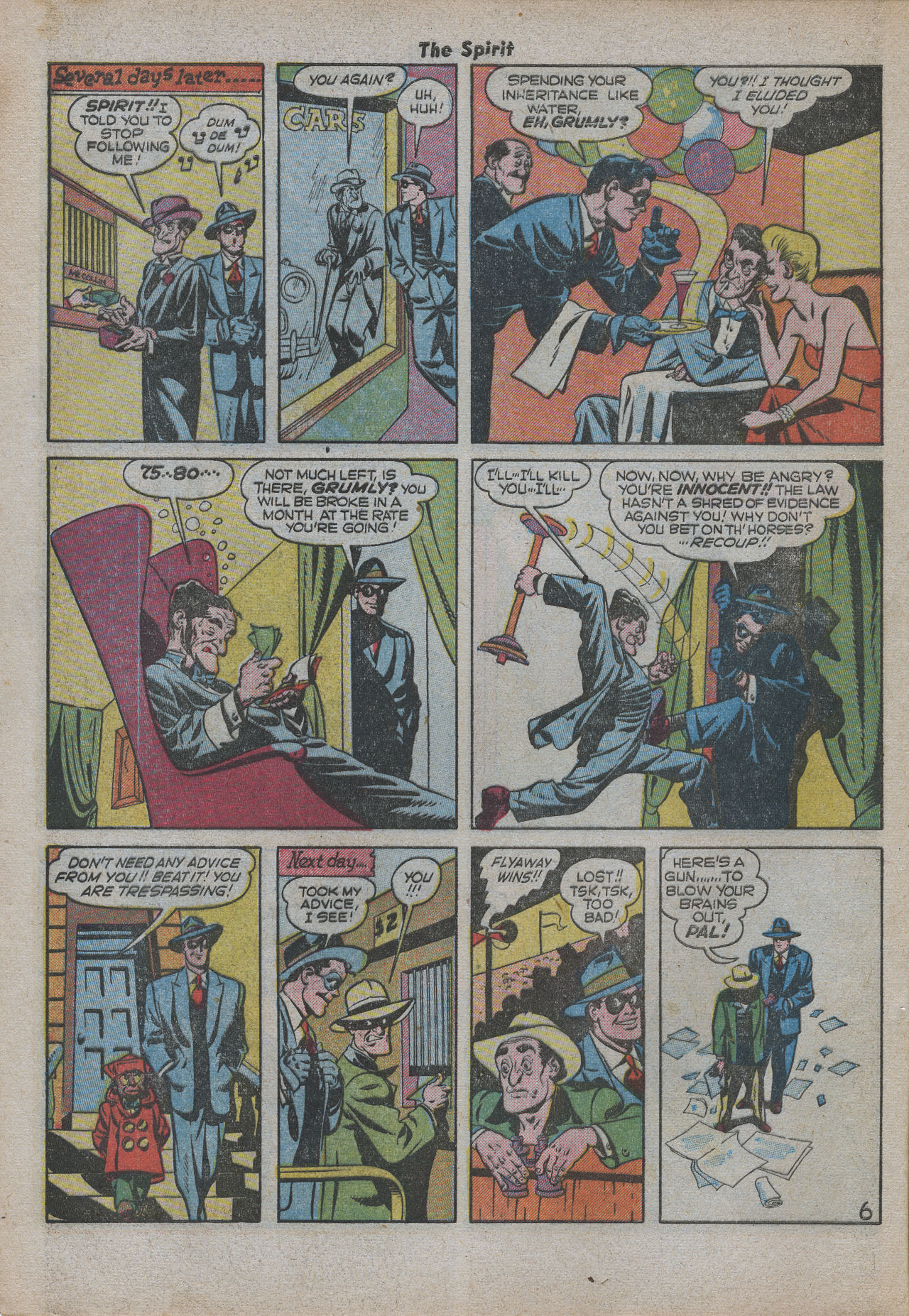 Read online The Spirit (1944) comic -  Issue #21 - 16