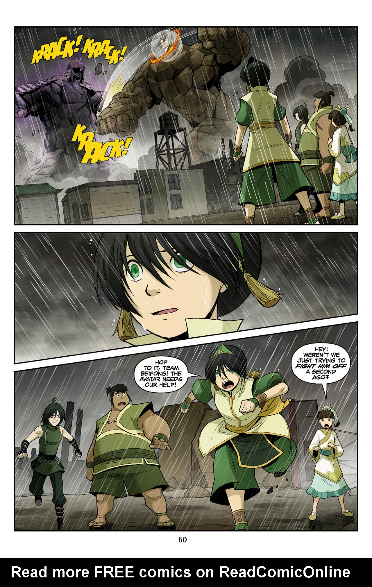 Read online Nickelodeon Avatar: The Last Airbender - The Rift comic -  Issue # Part 3 - 61