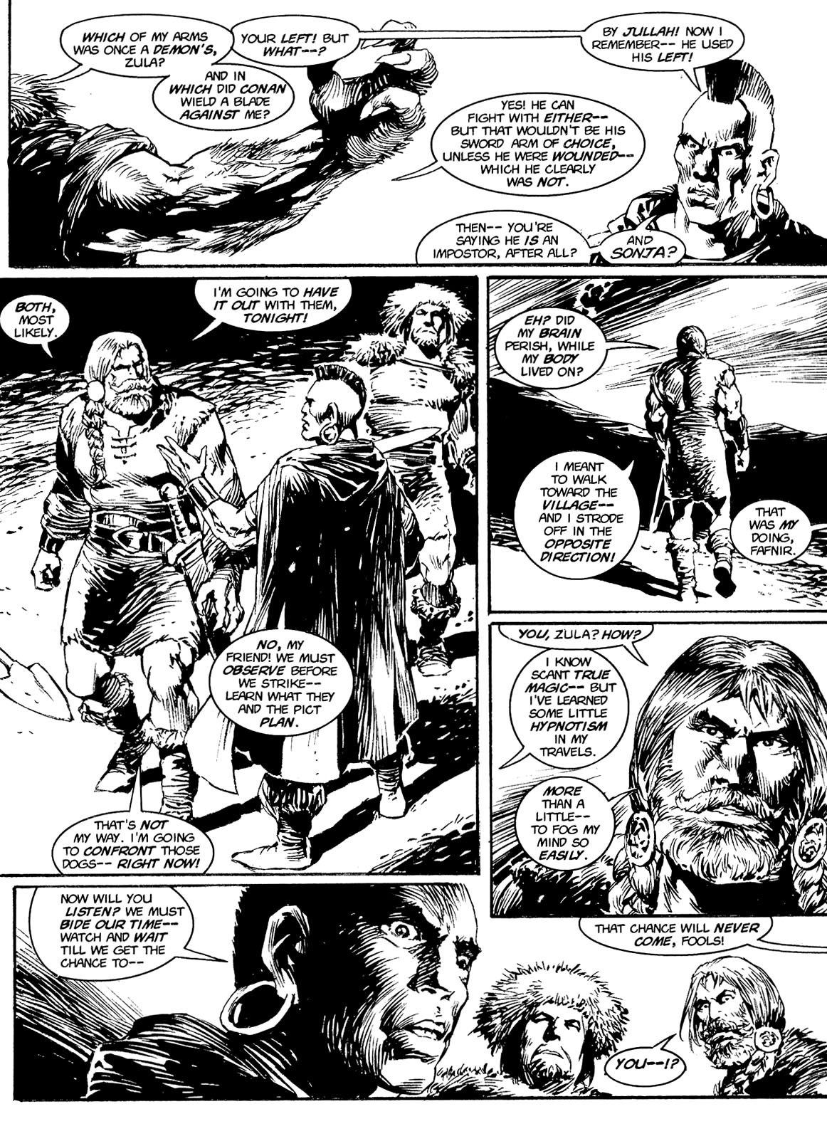 Read online The Savage Sword Of Conan comic -  Issue #231 - 21