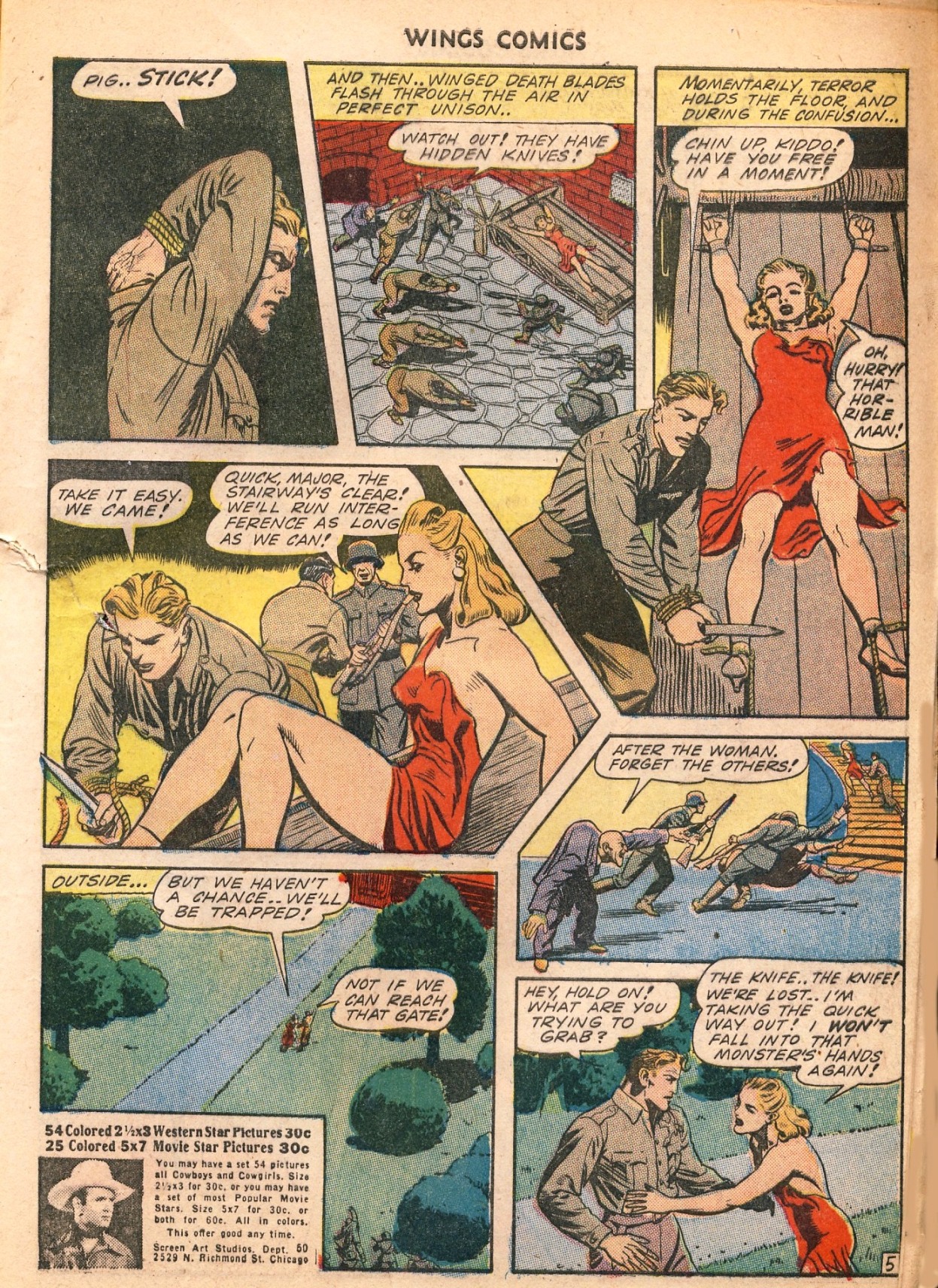 Read online Wings Comics comic -  Issue #39 - 17